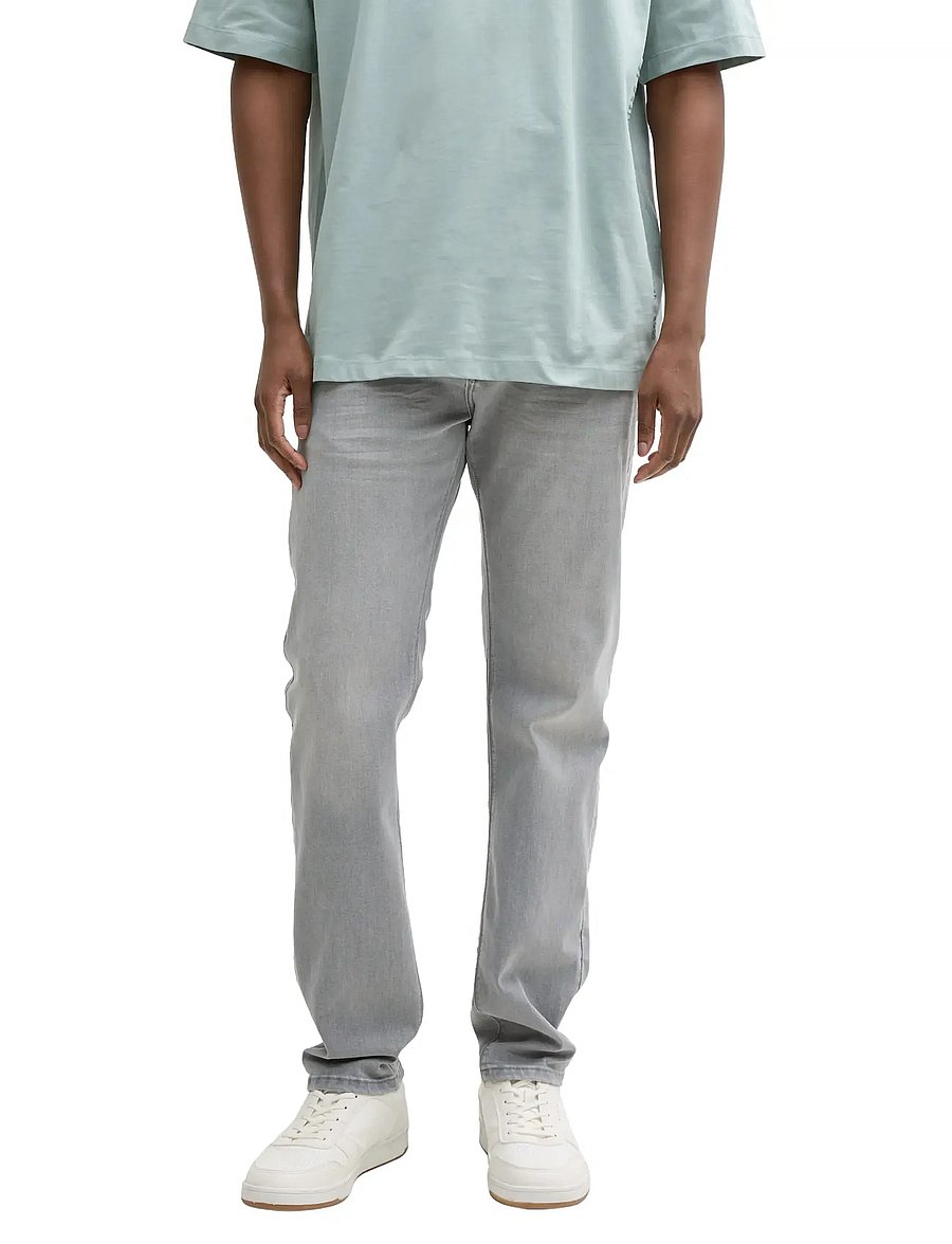 Tom Tailor - TTPIERS SLIM - kitsad teksad - stone grey denim - 0