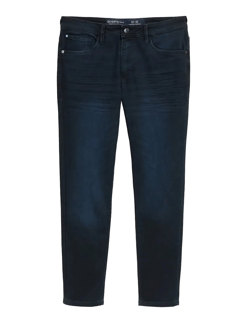 Tom Tailor - TTBRYDEN TAPERED - tapered jeans - blue black denim - 1