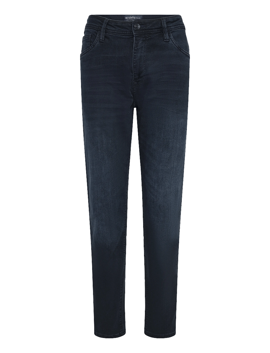 Tom Tailor - TTBRYDEN TAPERED - alt kitsenevad teksad - blue black denim - 1