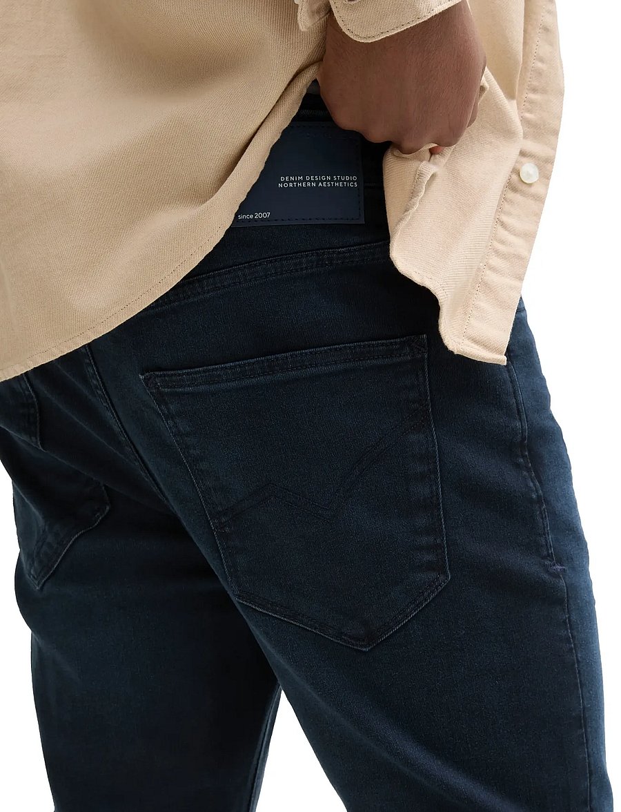 Tom Tailor - TTBRYDEN TAPERED - tapered jeans - blue black denim - 4