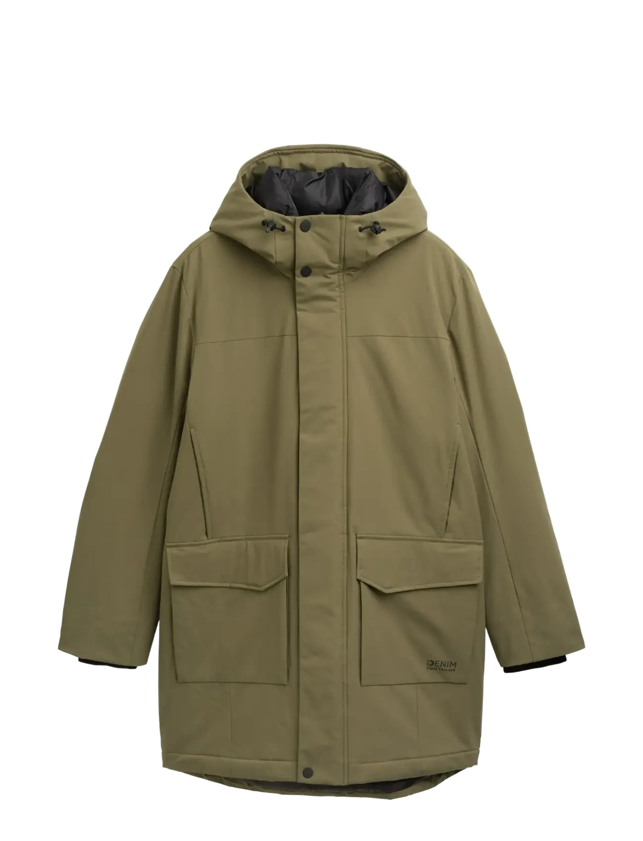 TOM TAILOR Tech Hooded Parka Khaki - M - Herren