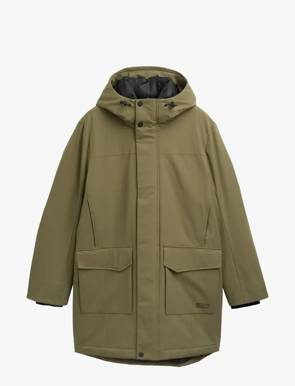 Tom Tailor - tech hooded parka - winterjacken - jungle soil green - 1