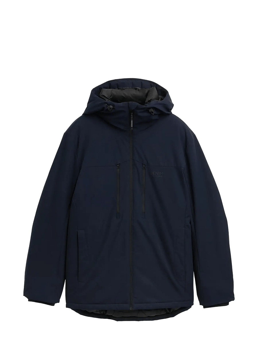 Tom Tailor - hooded technical jacket - daunenjacken - sky captain blue - 1