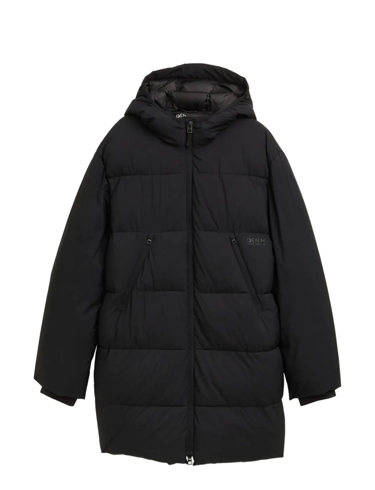 TOM TAILOR Puffer Parka Schwarz - L - Herren