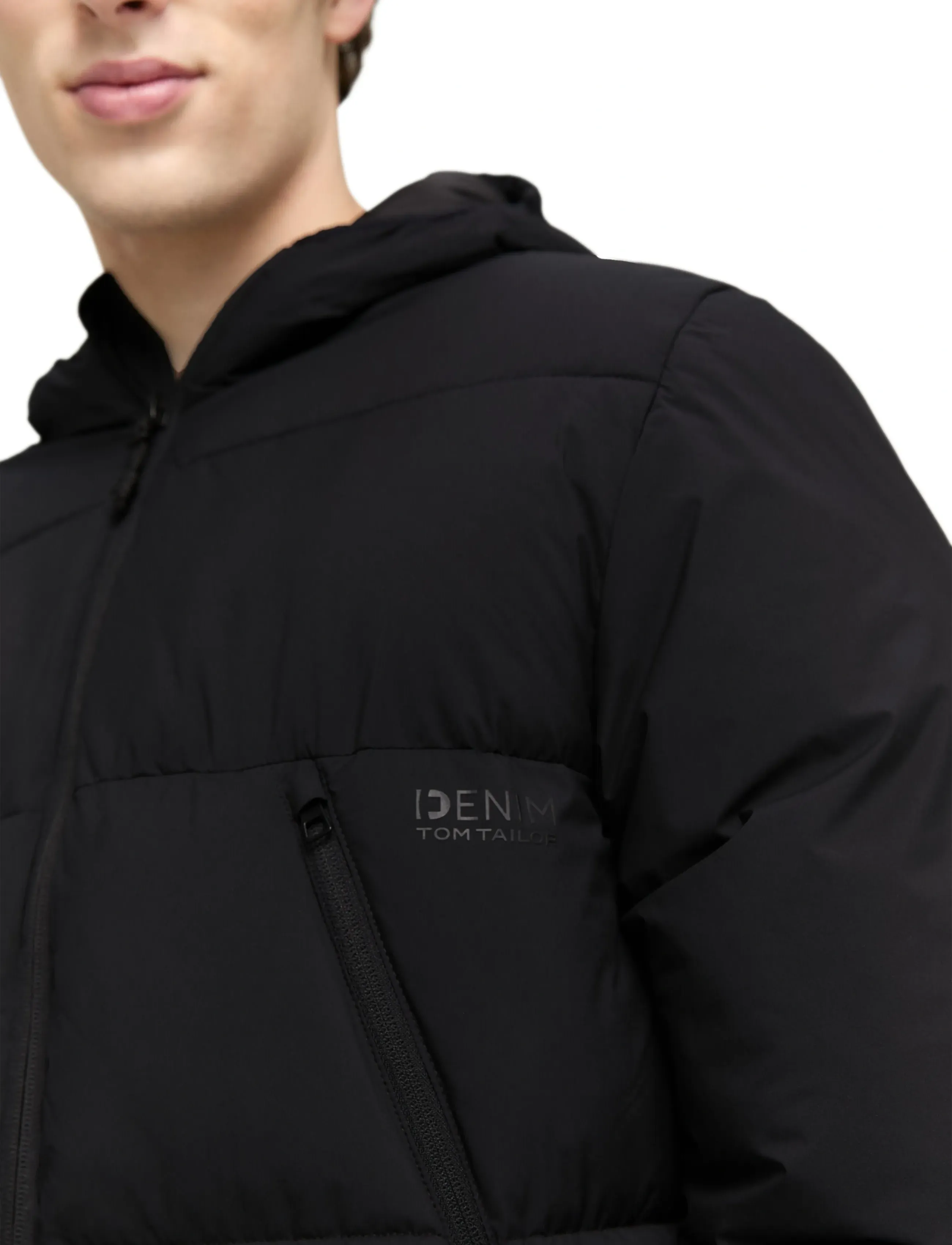 Tom Tailor - puffer parka - talvejoped - black - 4