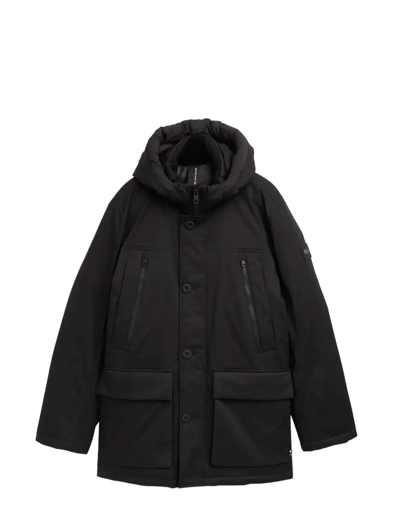 Tom Tailor arctic parka - TOM TAILOR - BLACK / black