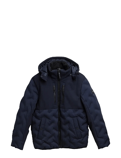 TOM TAILOR Giacca Softshell con Cappuccio, Uomo, Blu (Sky Captain Blue 10668), XXL TOM TAILOR Giacca Softshell con Cappuccio, Uomo, Blu (Sky Captain Blue 10668), XXL