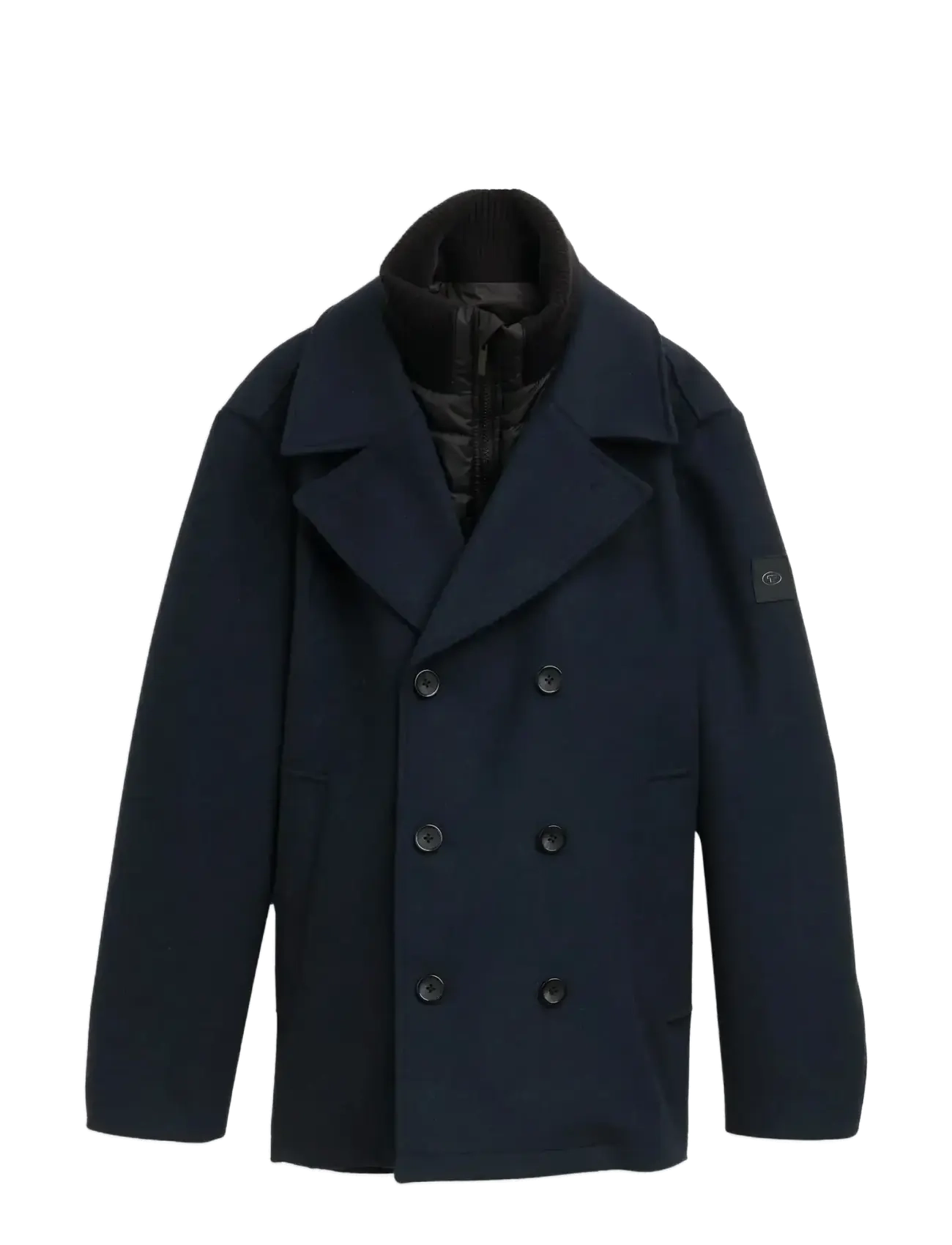 Tom Tailor wool caban with insert - Mantlid - SKY CAPTAIN BLUE / navy