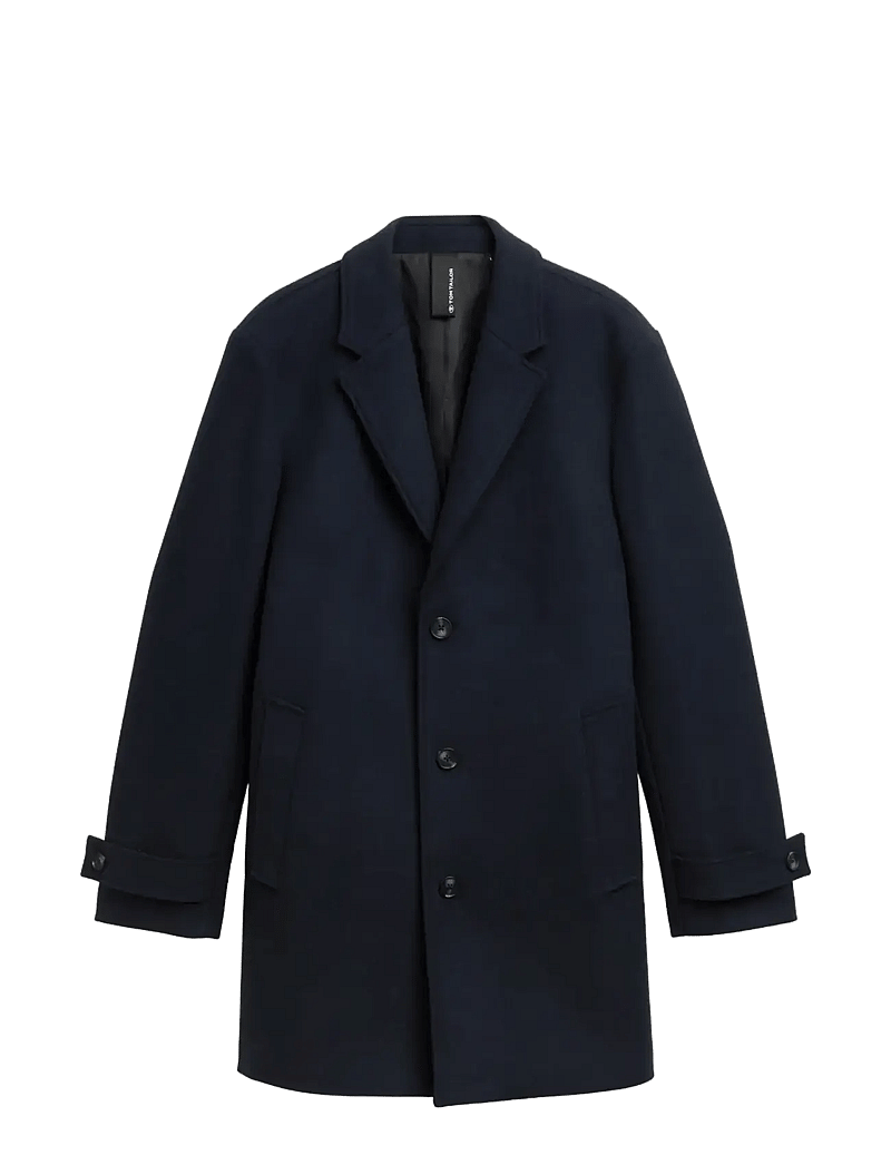 Tom Tailor - classic wool coat - wollmäntel - sky captain blue - 0