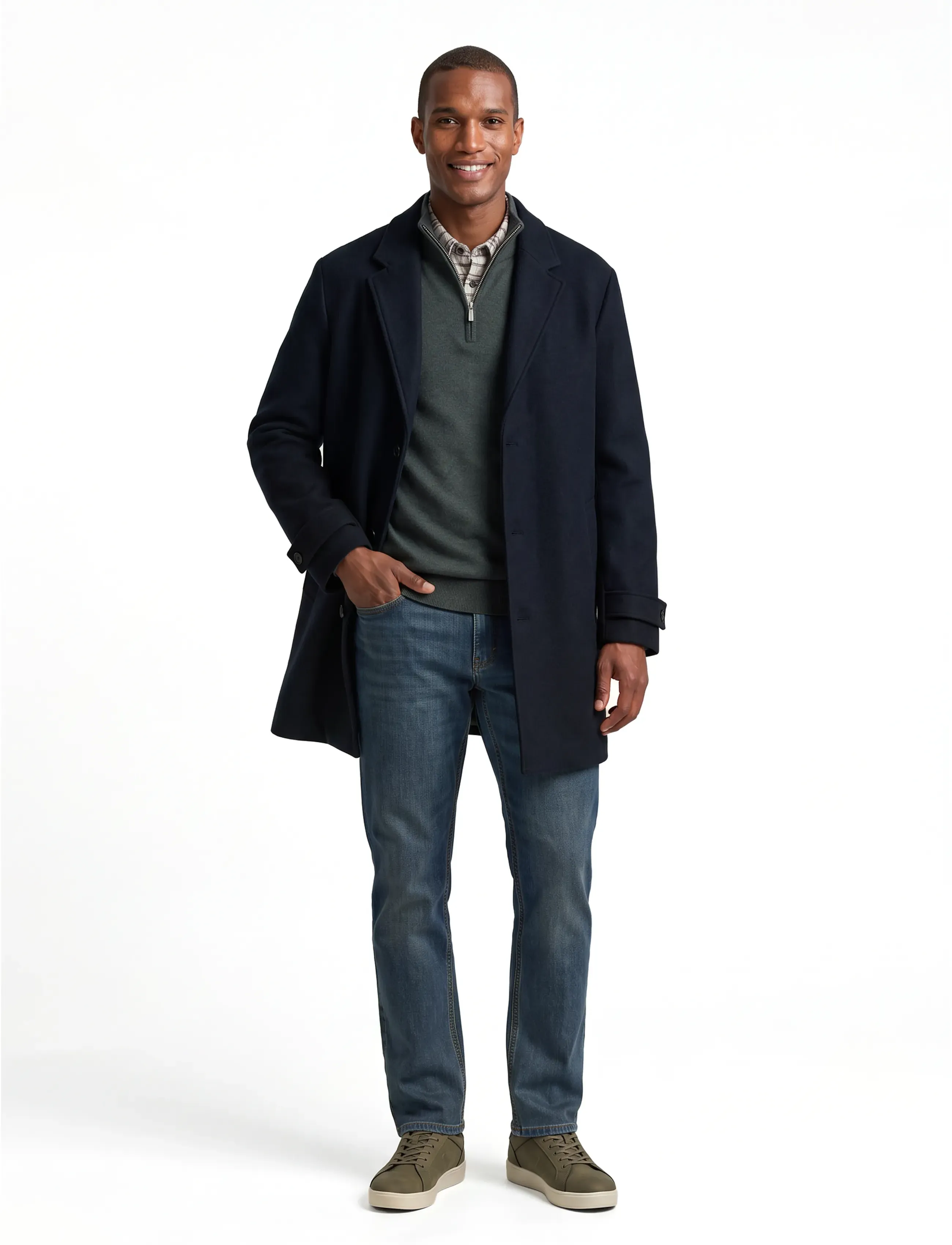 TOM TAILOR Classic Wool Coat kappor & rockar herr – bild 3