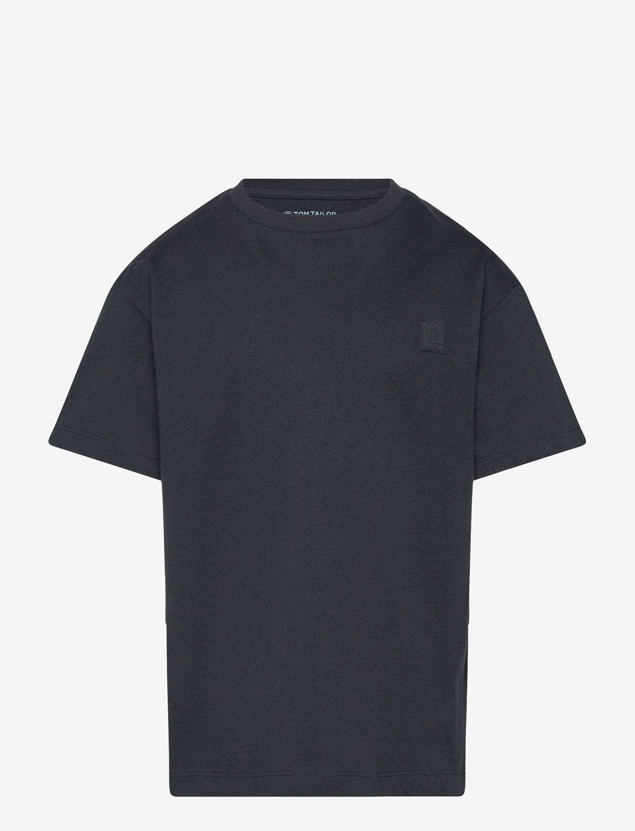 Tom Tailor - oversize basic t-shirt - sügisesed riided - heavy black - 0