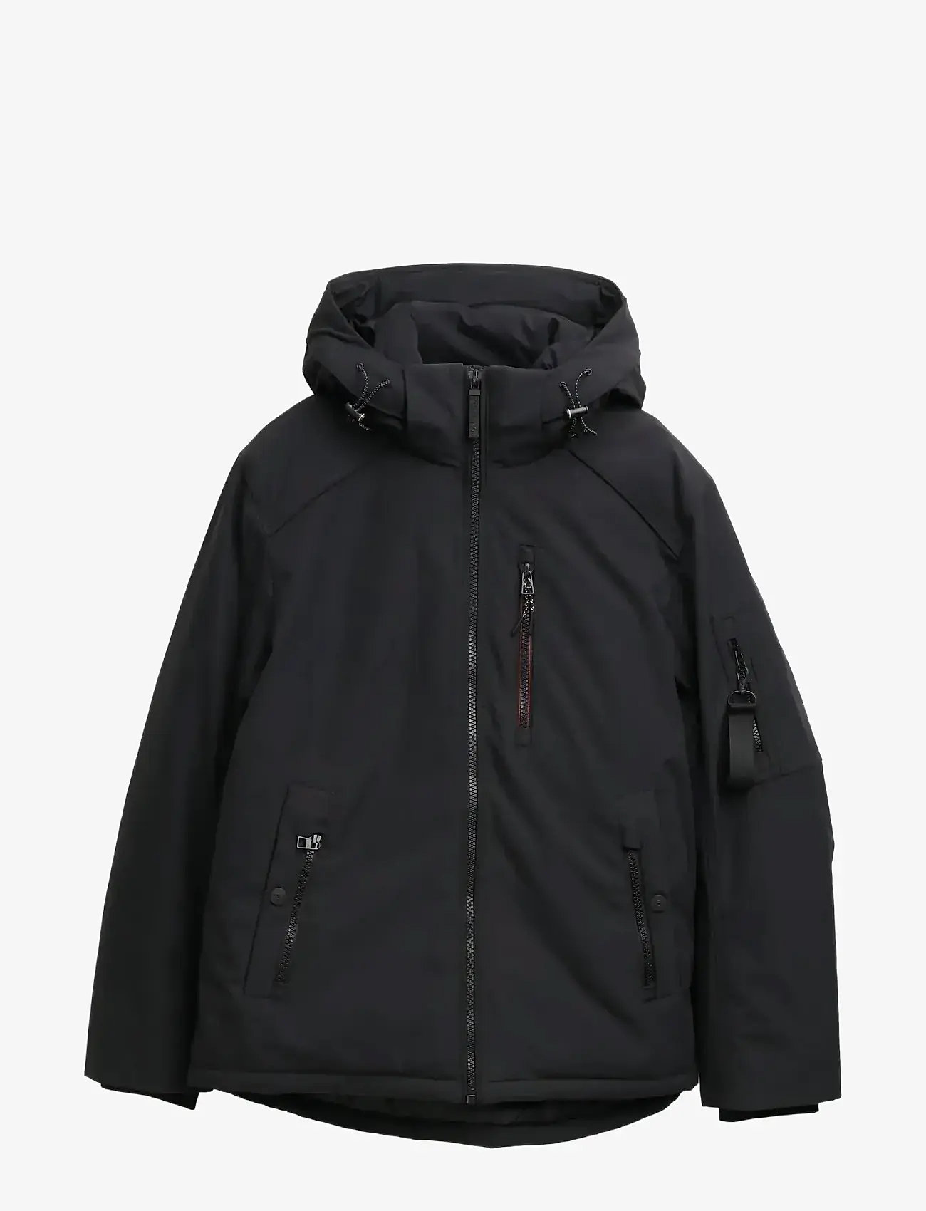 Tom Tailor - padded jacket with hood - herbstjacken - black - 0