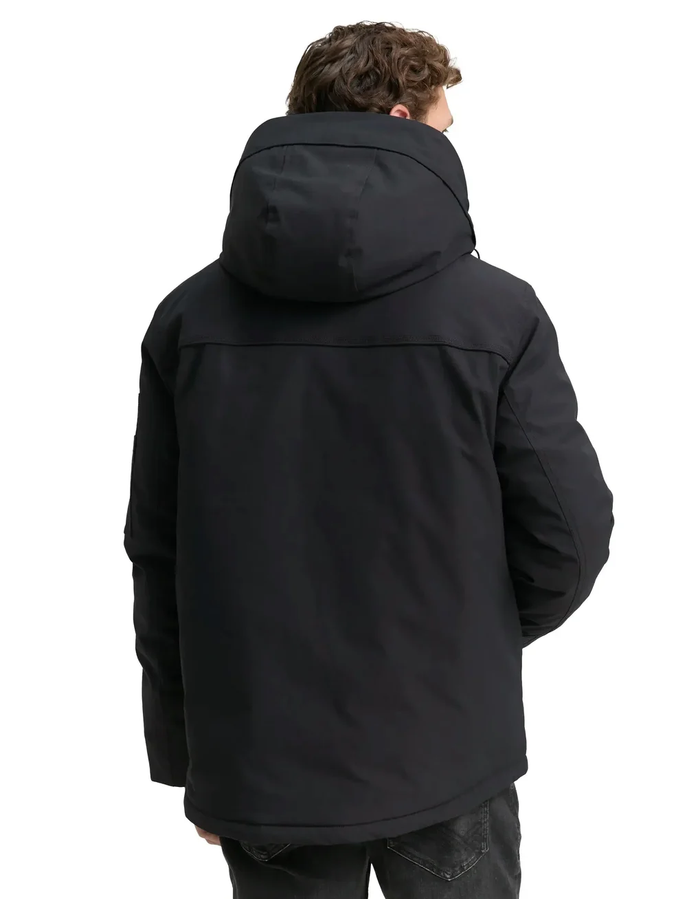 Tom Tailor - padded jacket with hood - vinterjakker - black - 2