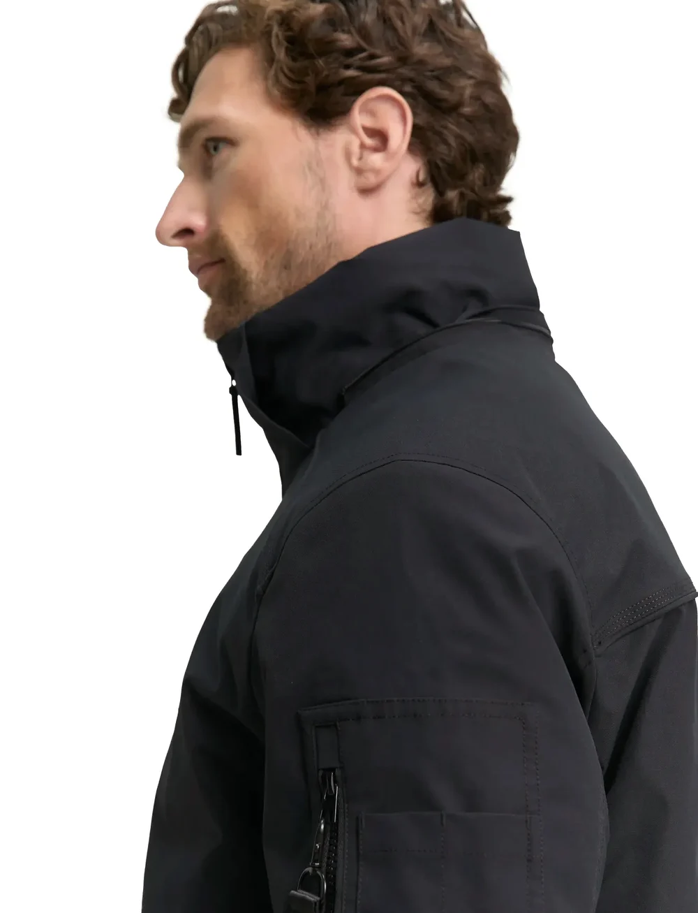 Tom Tailor - padded jacket with hood - vinterjakker - black - 4