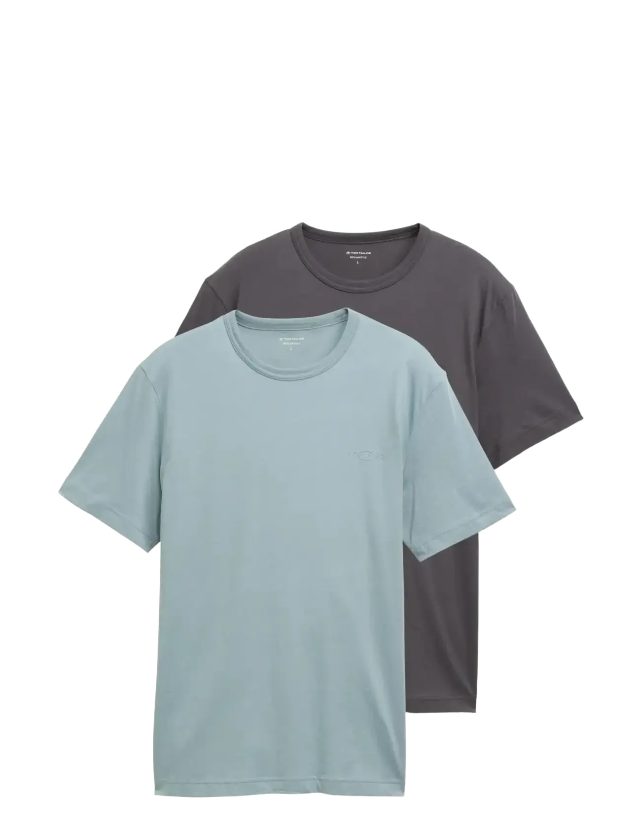 doublepack t-shirts, packaging - GREY MINT