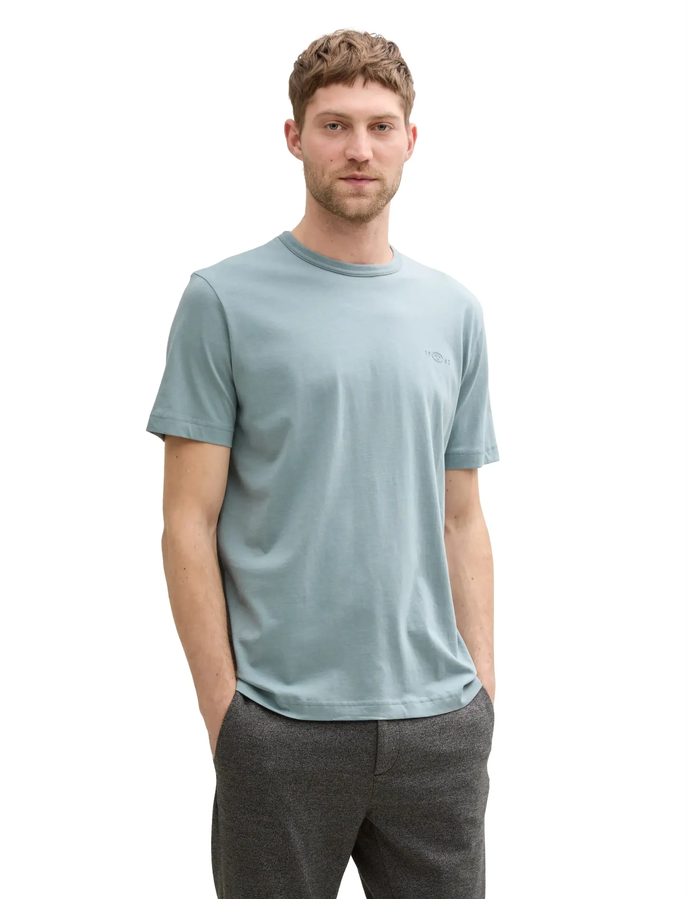 Tom Tailor - doublepack t-shirts, packaging - grey mint - 3
