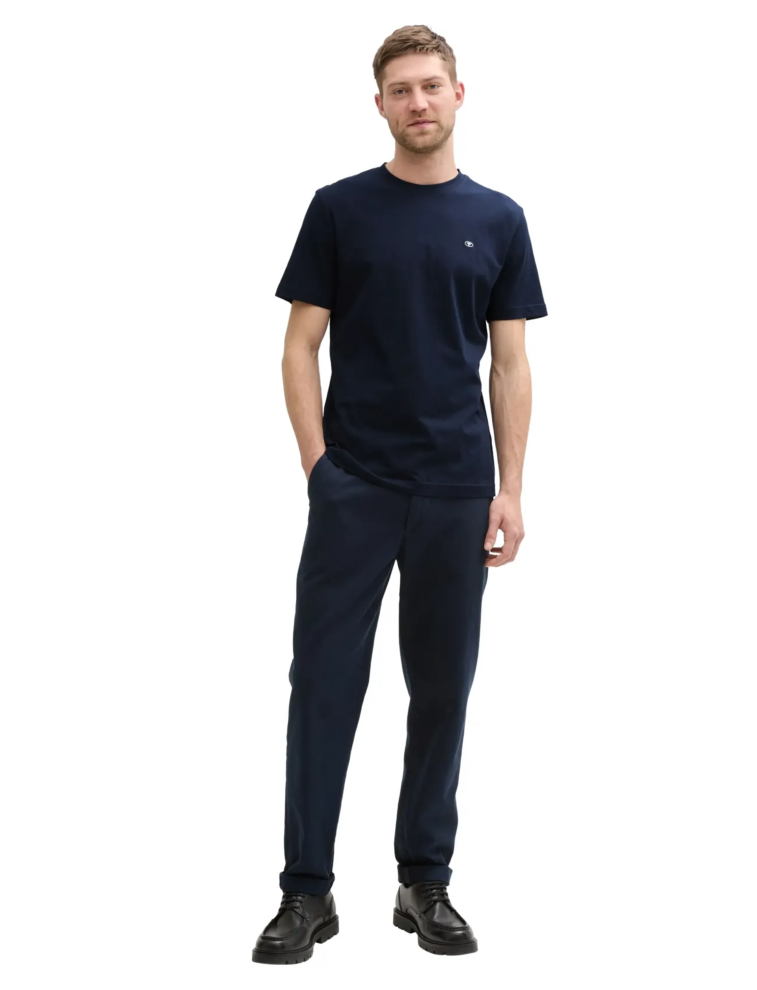 Tom Tailor Triplepack T-Shirt, Packaging, S, Black, T-Shirts > Kortærmede, Herre