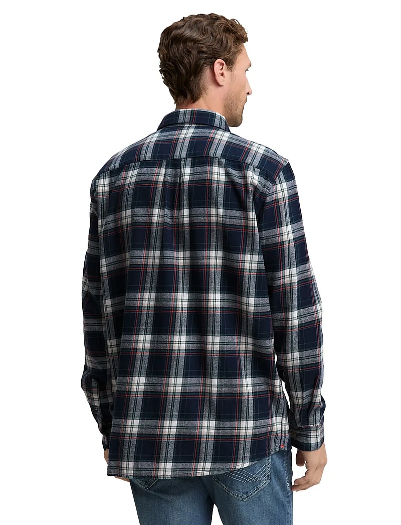 Tom Tailor - comfort checked shirt - flanellskjortor - navy multicolor check - 2