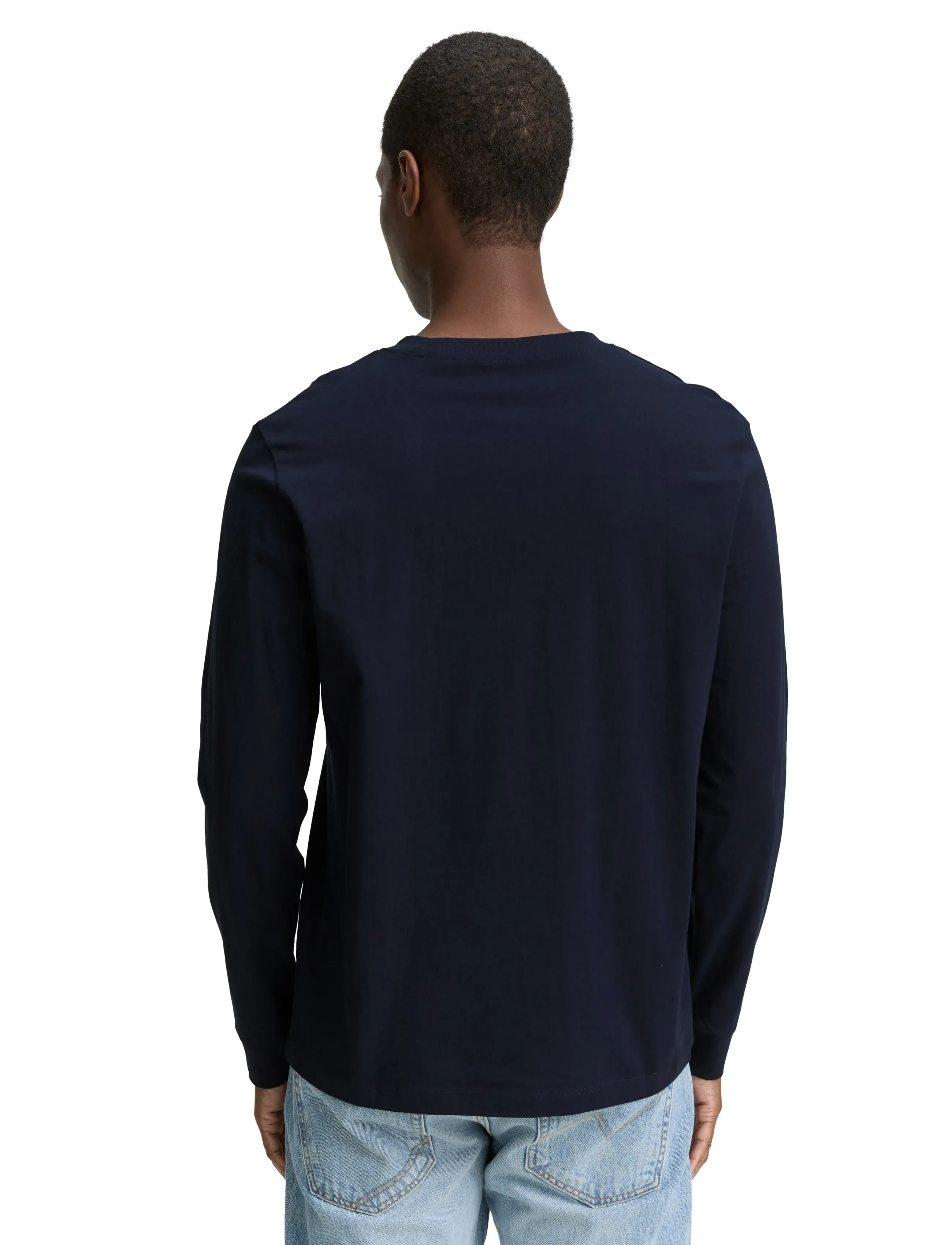 Tom Tailor - printed longsleeve - de laveste prisene - sky captain blue - 2