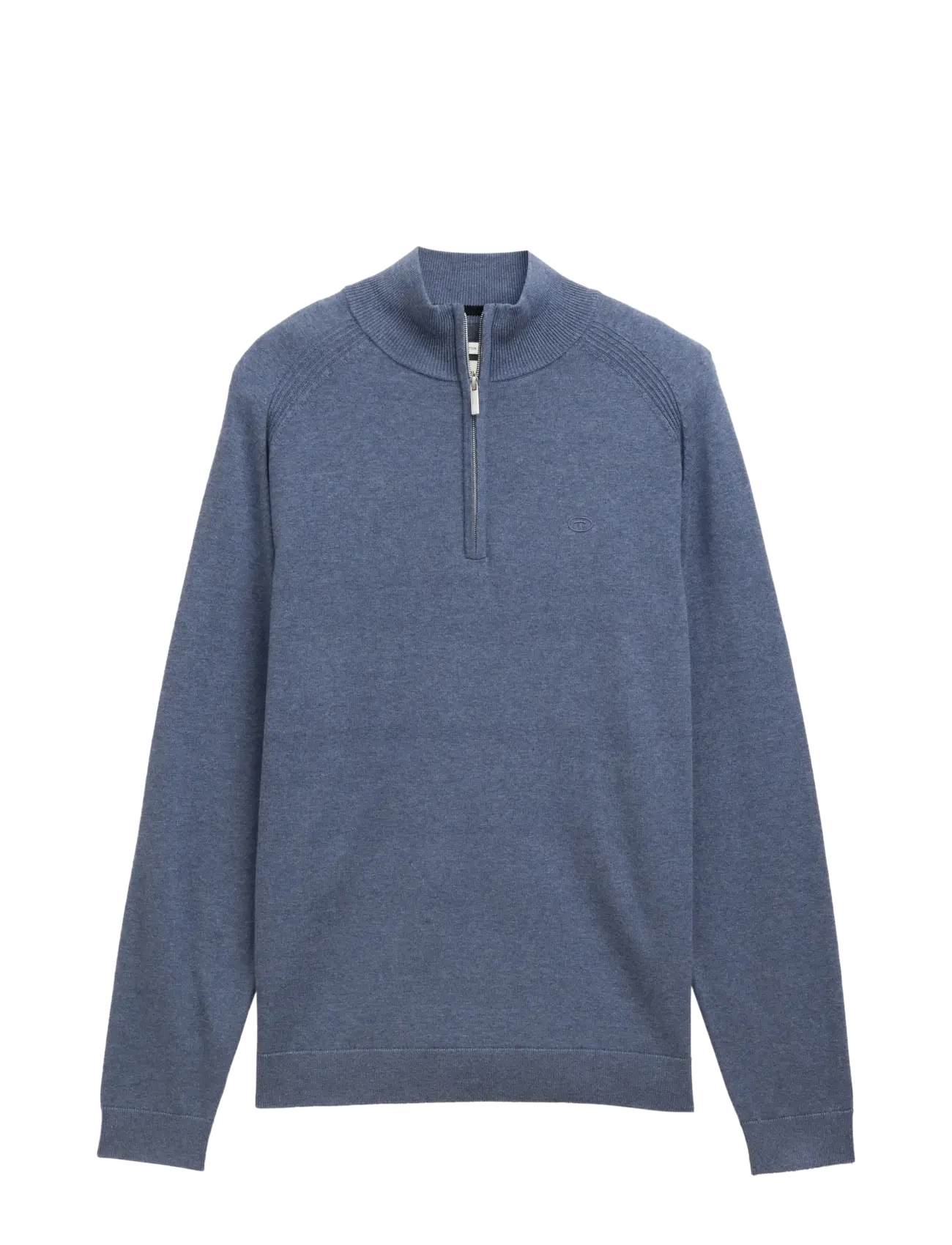 TOM TAILOR Basic Knit Troyer Blau - XXL - Herren