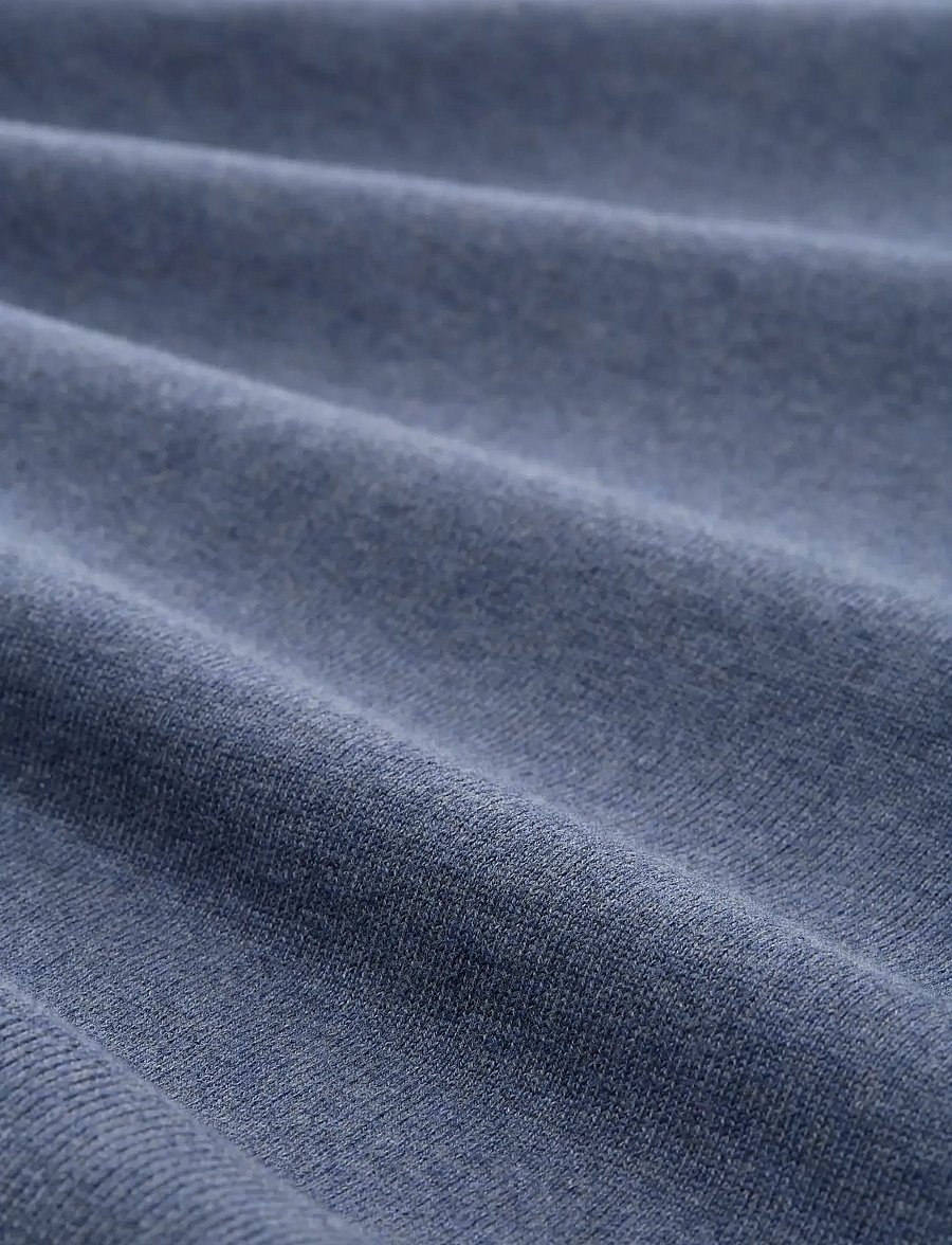 Tom Tailor - basic knit troyer - half zip jumpers - vintage indigo blue melange - 5