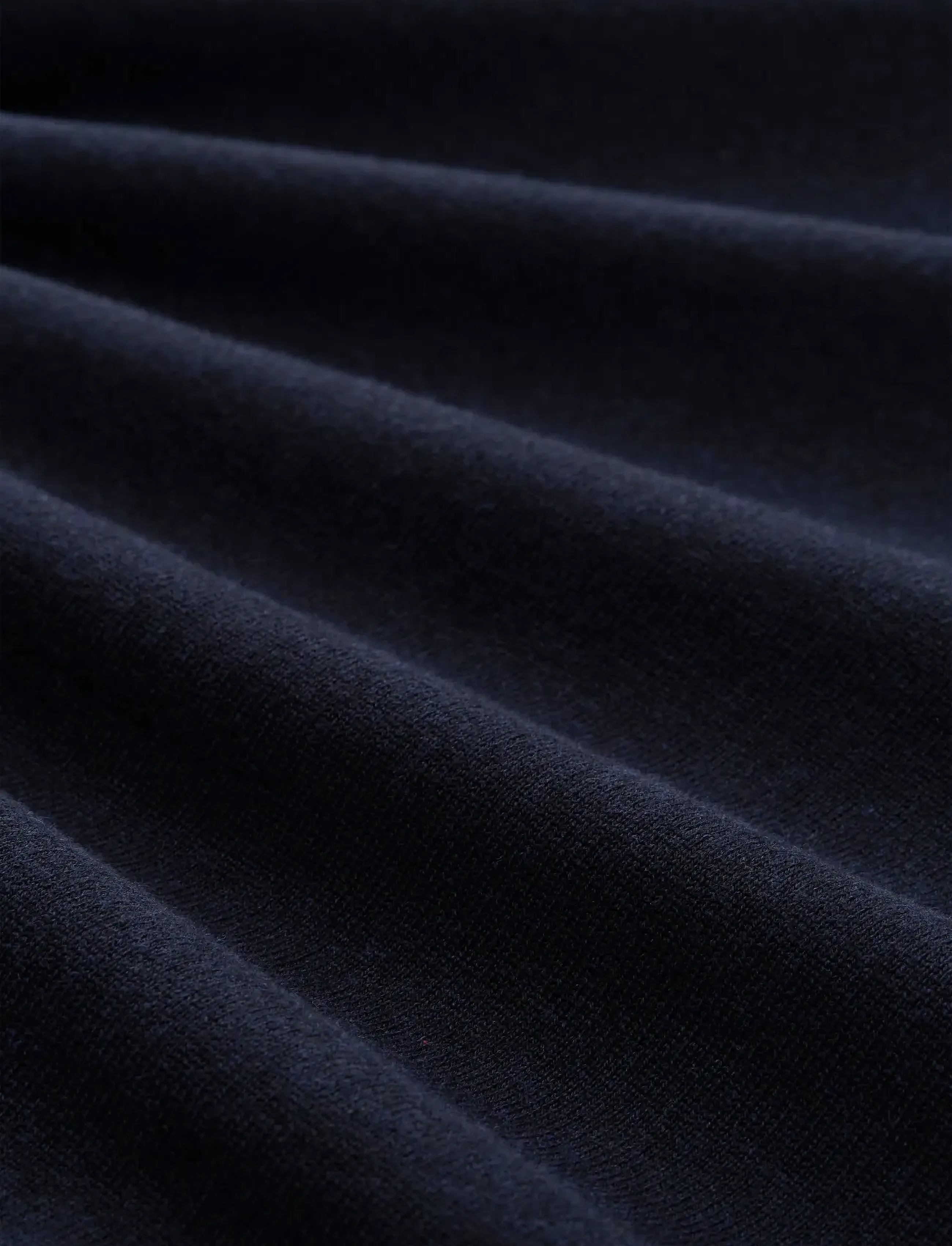 Tom Tailor - basic knit troyer - half zip strik - knitted navy melange - 5