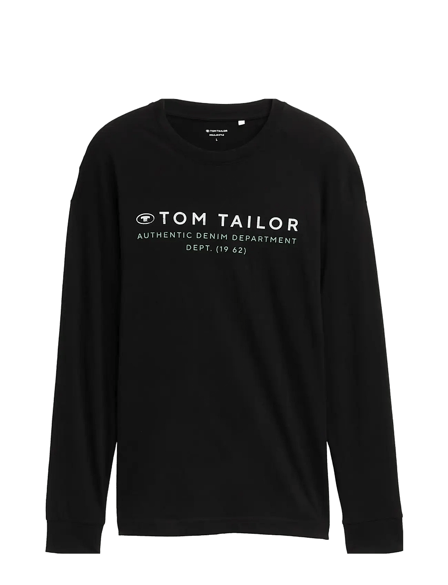 Tom Tailor - printed longsleeve - pikkade varrukatega t-särgid - black - 1