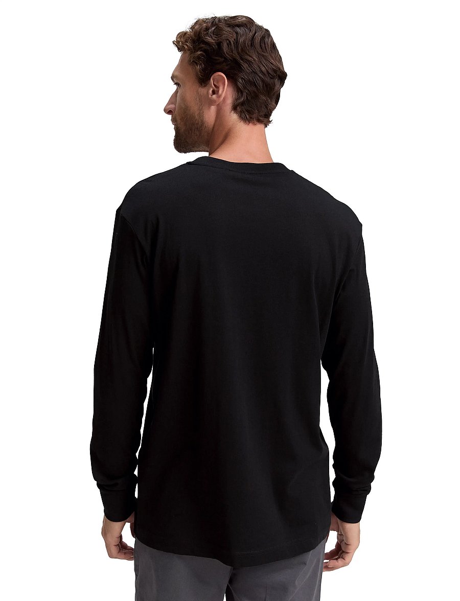 Tom Tailor - printed longsleeve - pikkade varrukatega t-särgid - black - 2