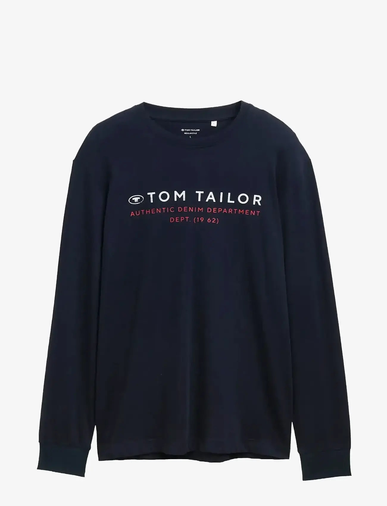 Tom Tailor - printed longsleeve - långärmade t-shirts - sky captain blue - 1
