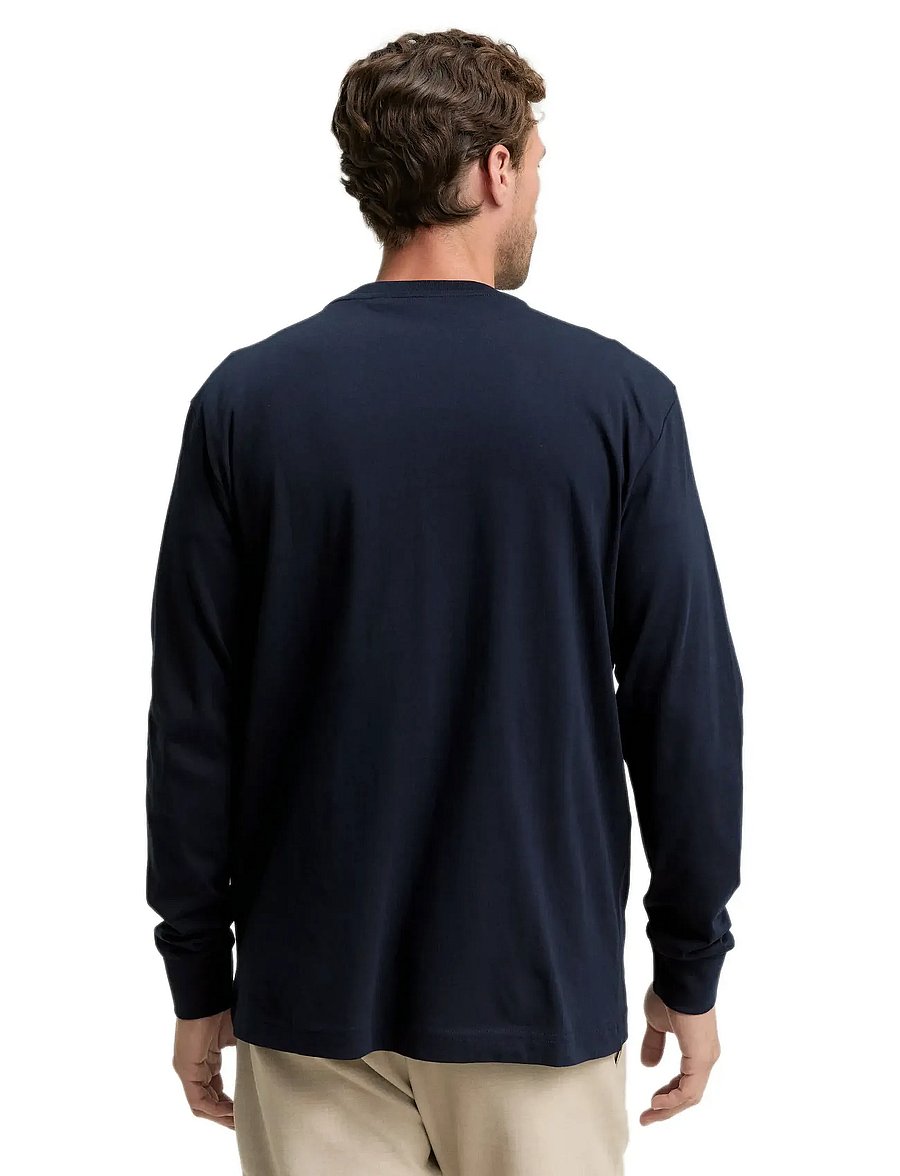 Tom Tailor - printed longsleeve - langärmelige t-shirts - sky captain blue - 2