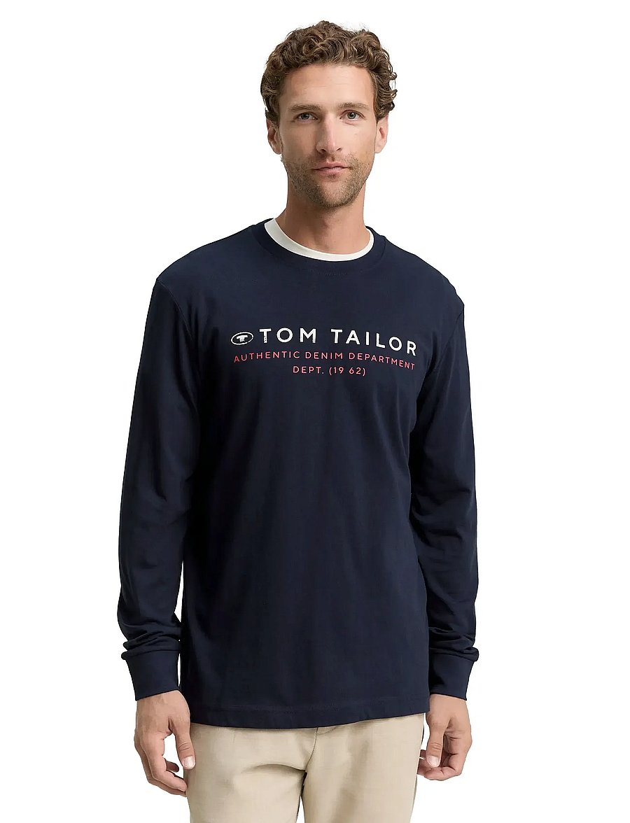 Tom Tailor - printed longsleeve - langärmelige t-shirts - sky captain blue - 3