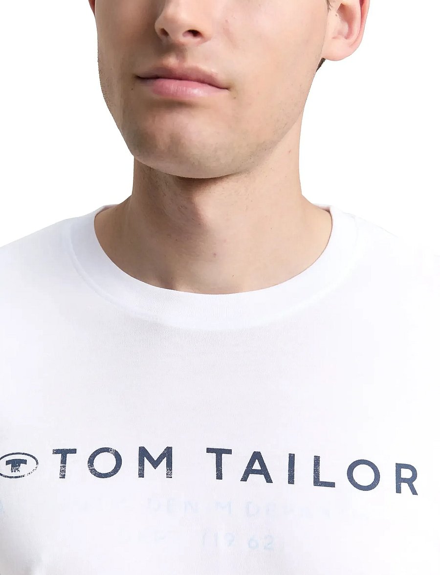 Tom Tailor - printed longsleeve - langærmede t-shirts - white - 3