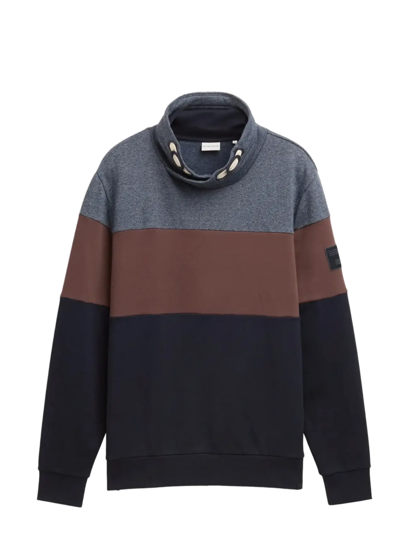 Tom Tailor cutline snood - TOM TAILOR - SKY CAPTAIN BLUE / brown