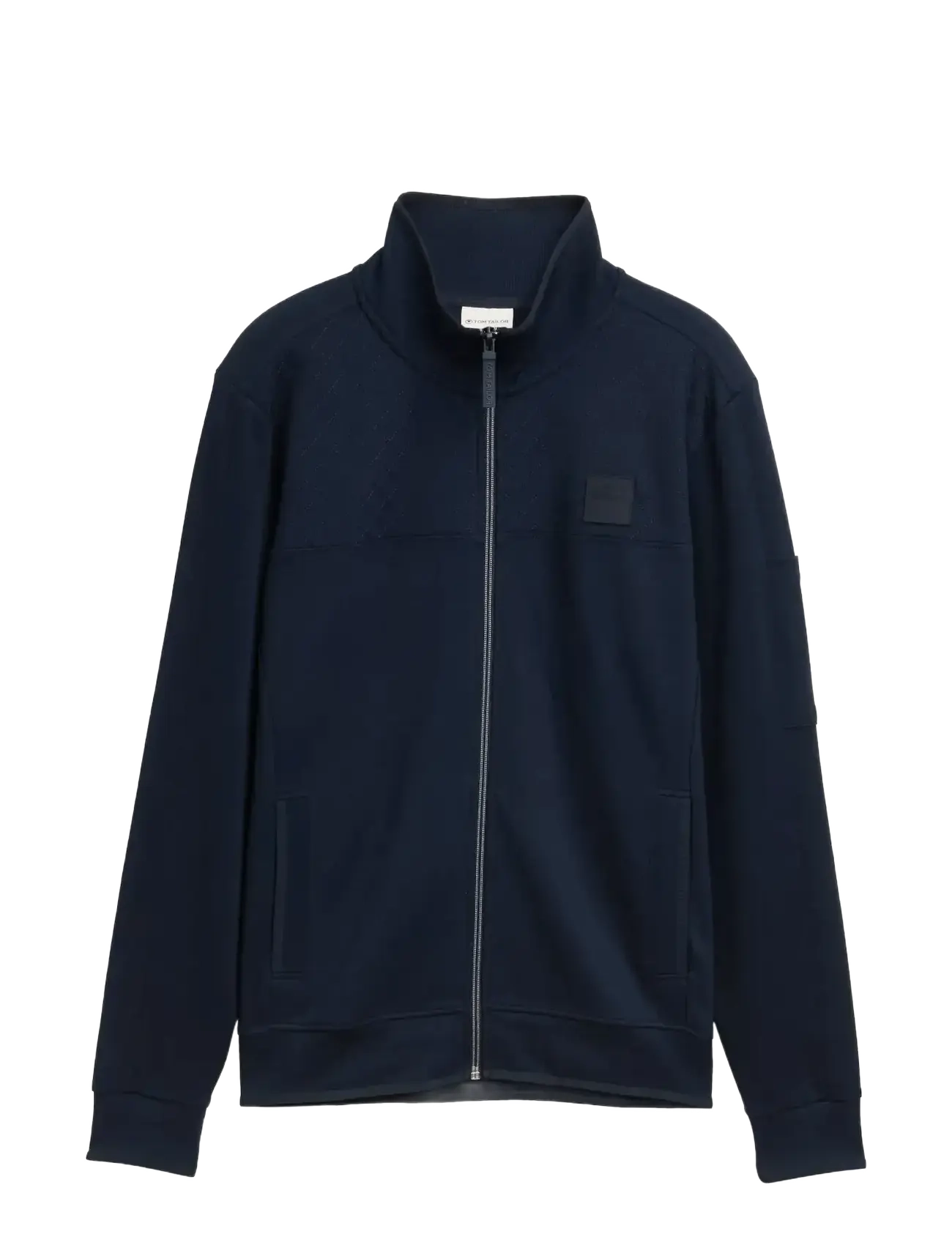 Tom Tailor detailed stand-up jacket - Džemperiai - SKY CAPTAIN BLUE / navy