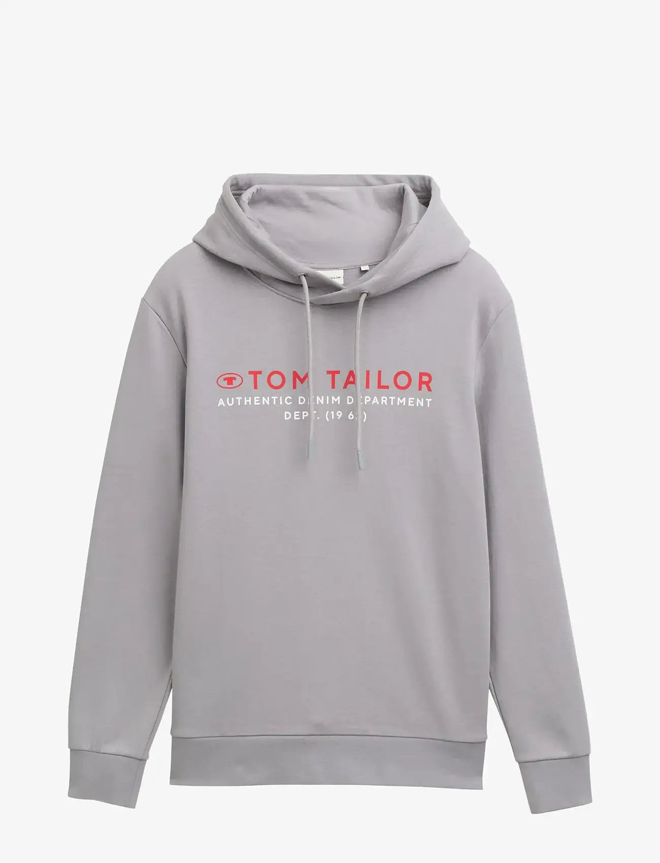 Tom Tailor - printed hoodie - sweatshirts - formal grey - 0