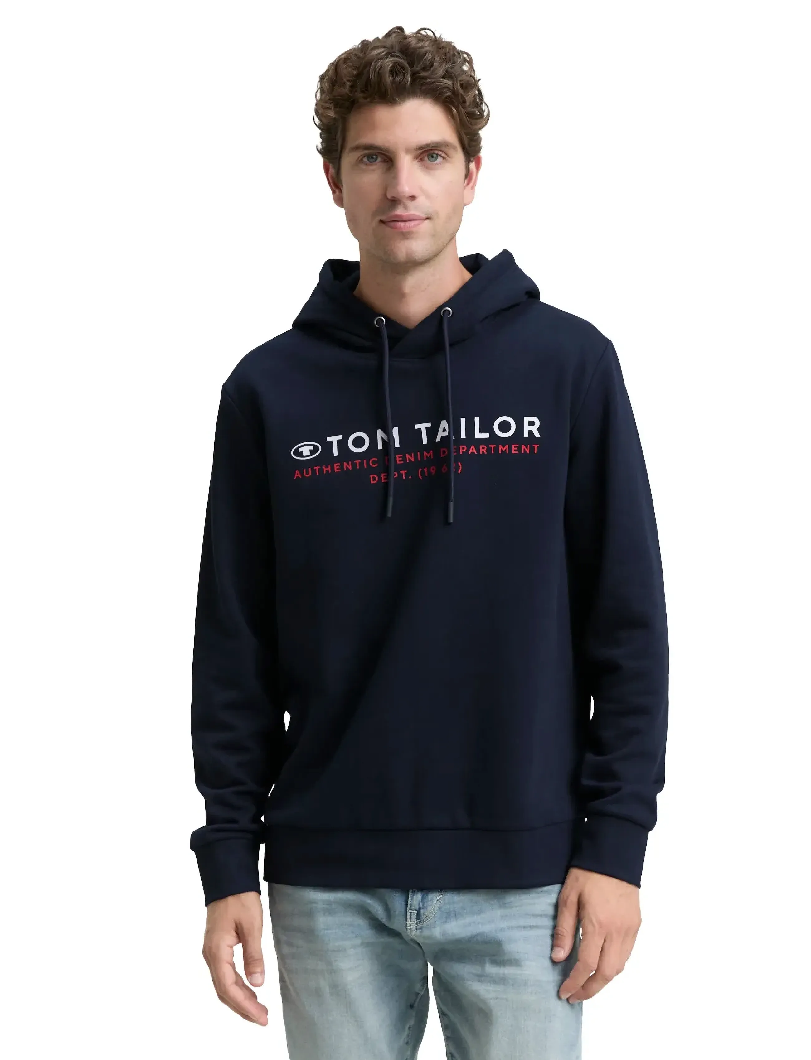 Tom Tailor - printed hoodie - lowest prices - sky captain blue - 3