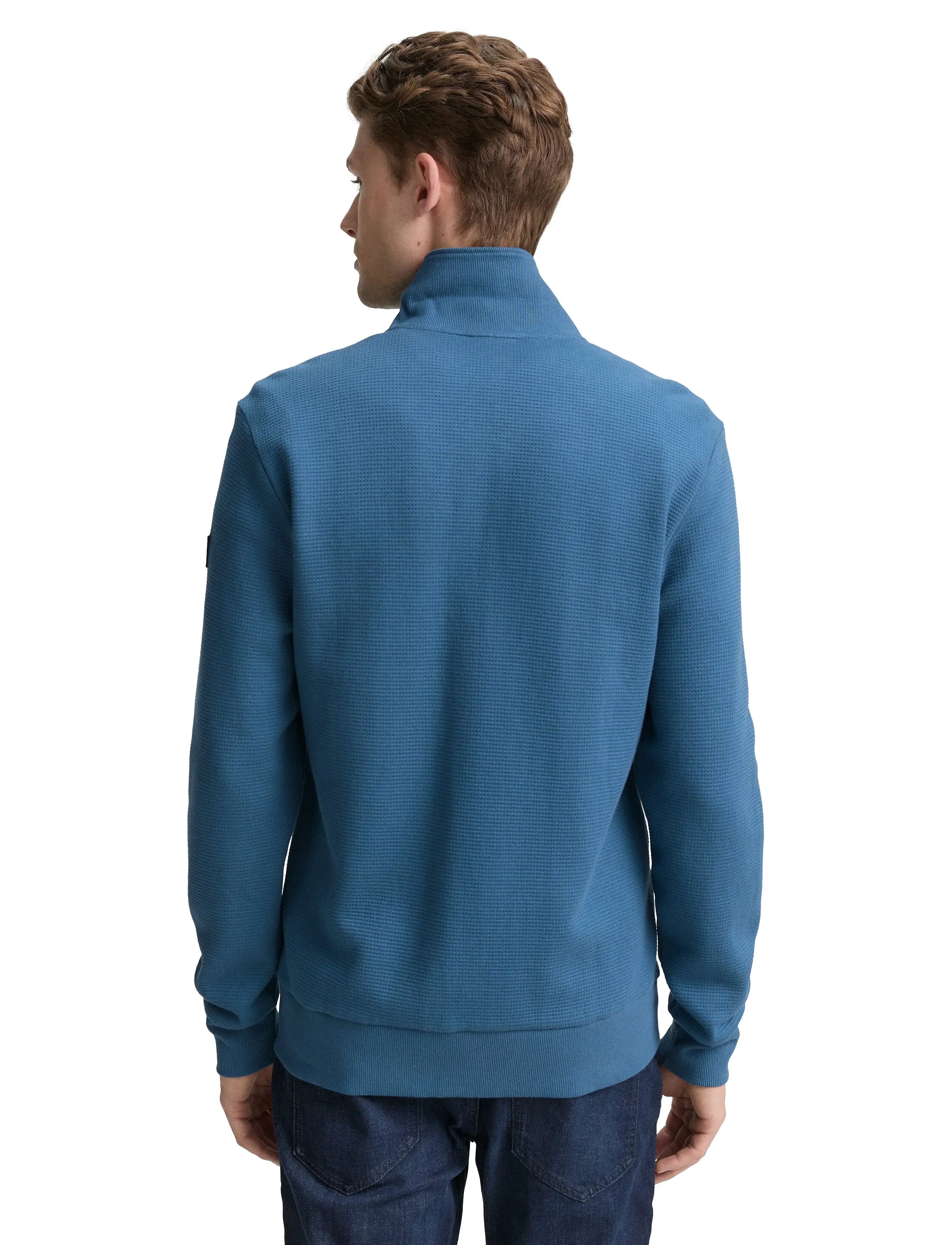 Structured Stand-Up Sweat Jacket 2