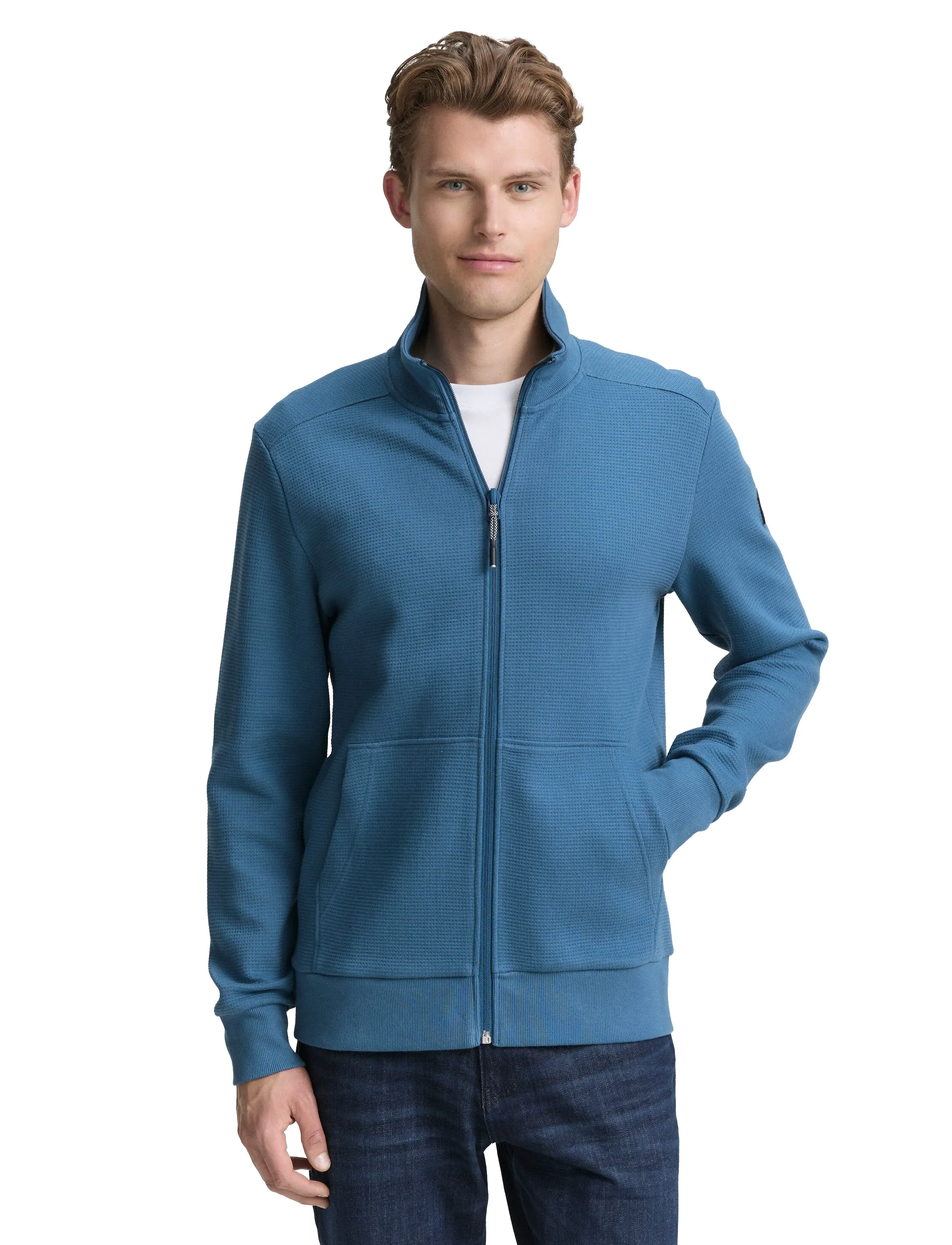 Structured Stand-Up Sweat Jacket 3