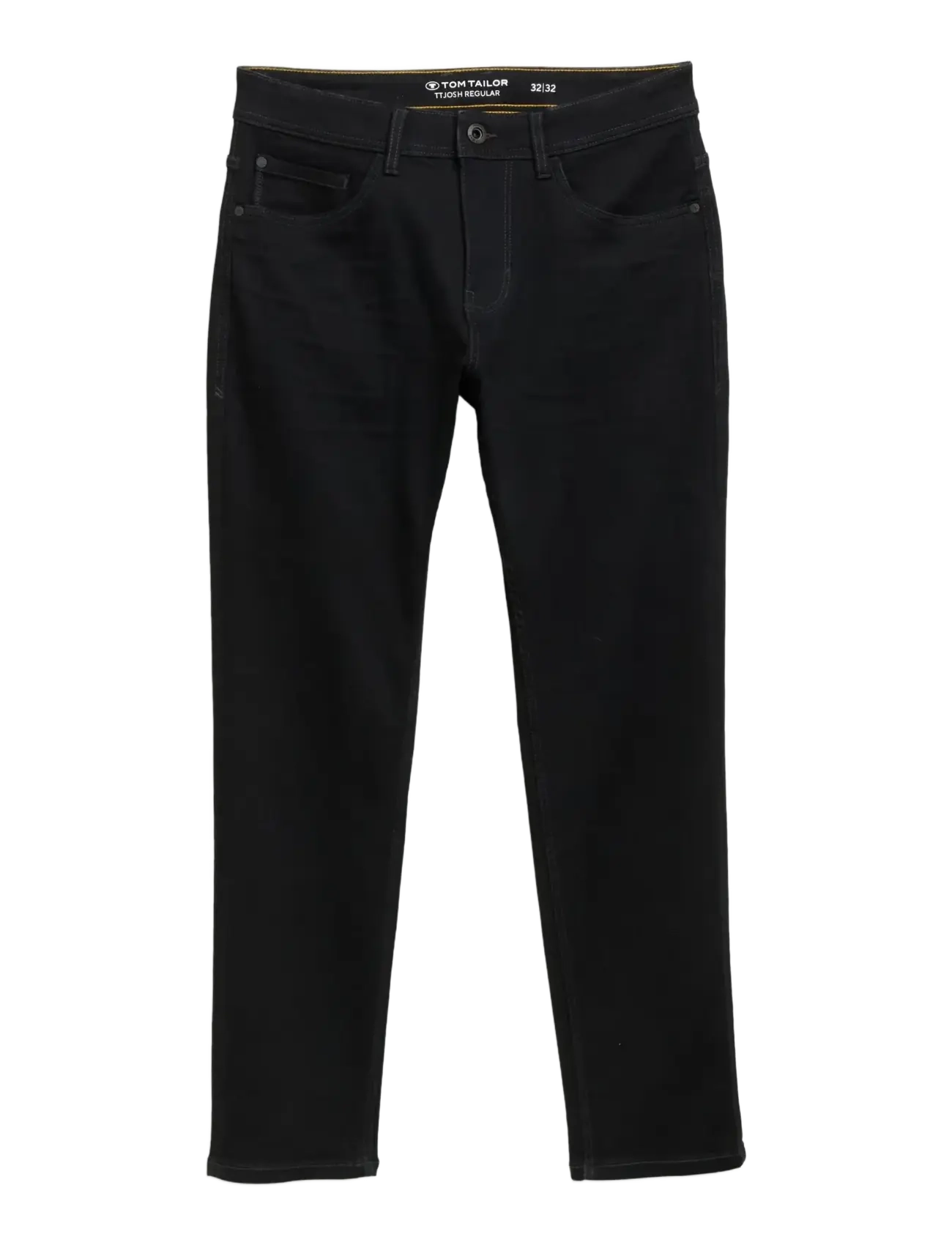 Tom Tailor TTJOSH REGULAR - Kleidung - BLACK DENIM / black