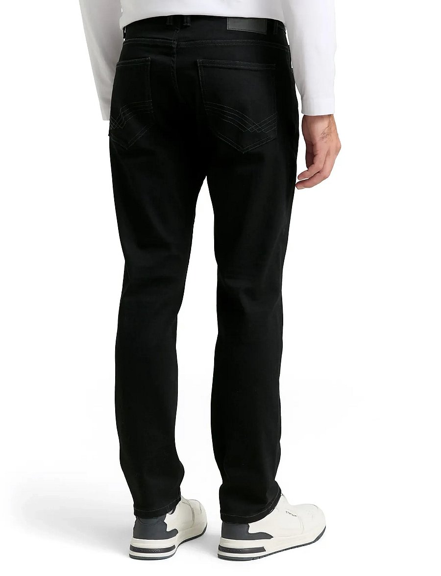 Tom Tailor - TTJOSH REGULAR - klassikalised teksad - black denim - 2