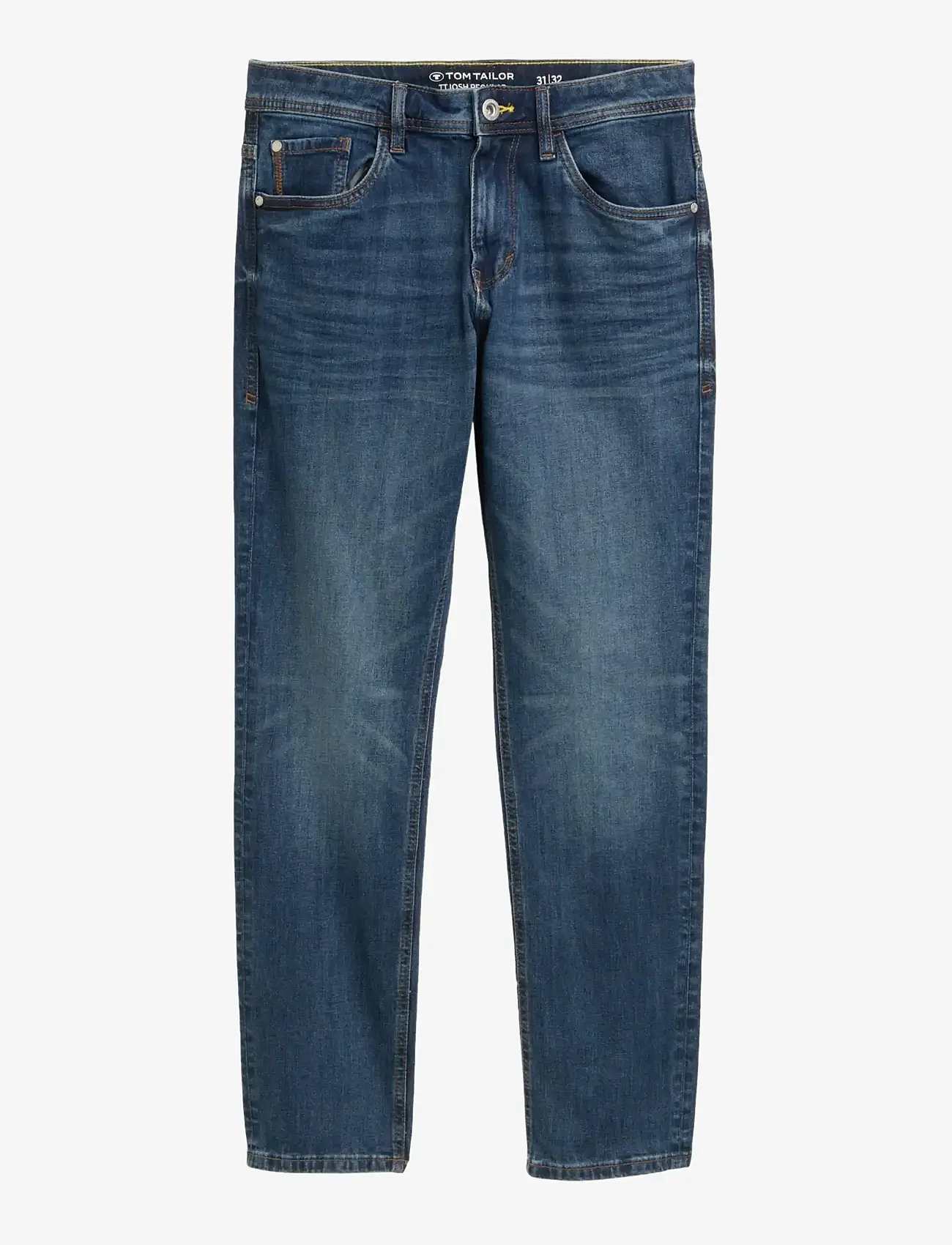Tom Tailor - TTJOSH REGULAR - püksid & teksad - mid stone wash denim - 1