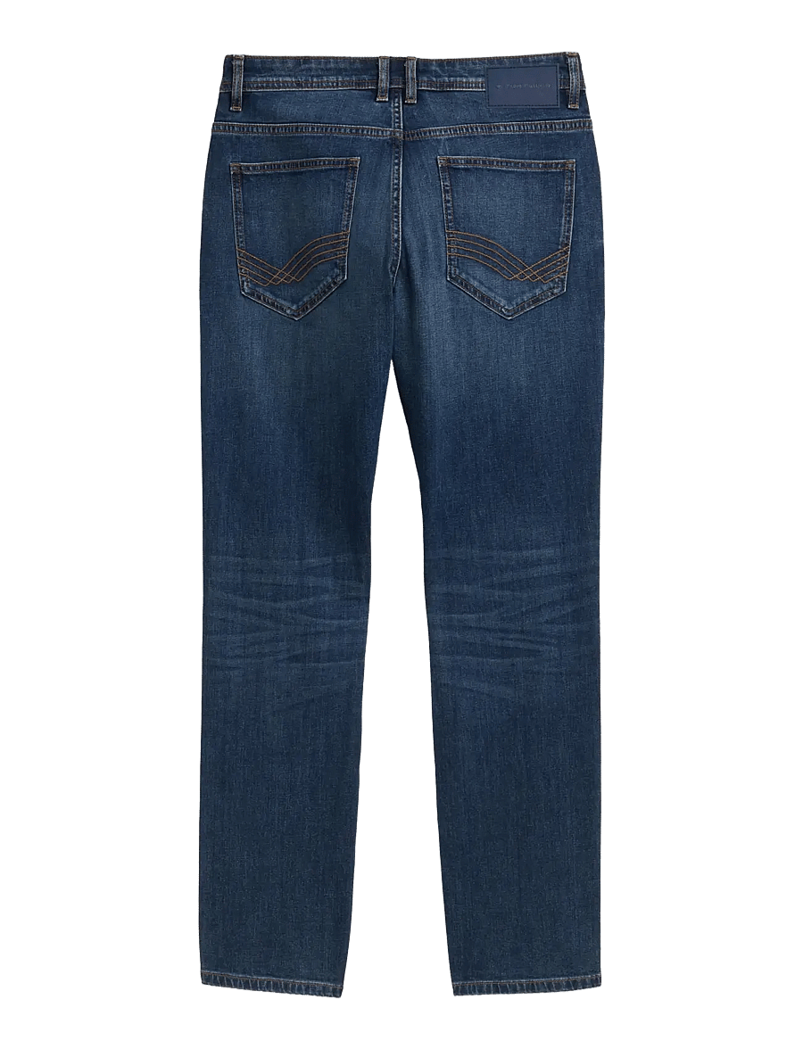 Tom Tailor - TTJOSH REGULAR - regular jeans - mid stone wash denim - 2