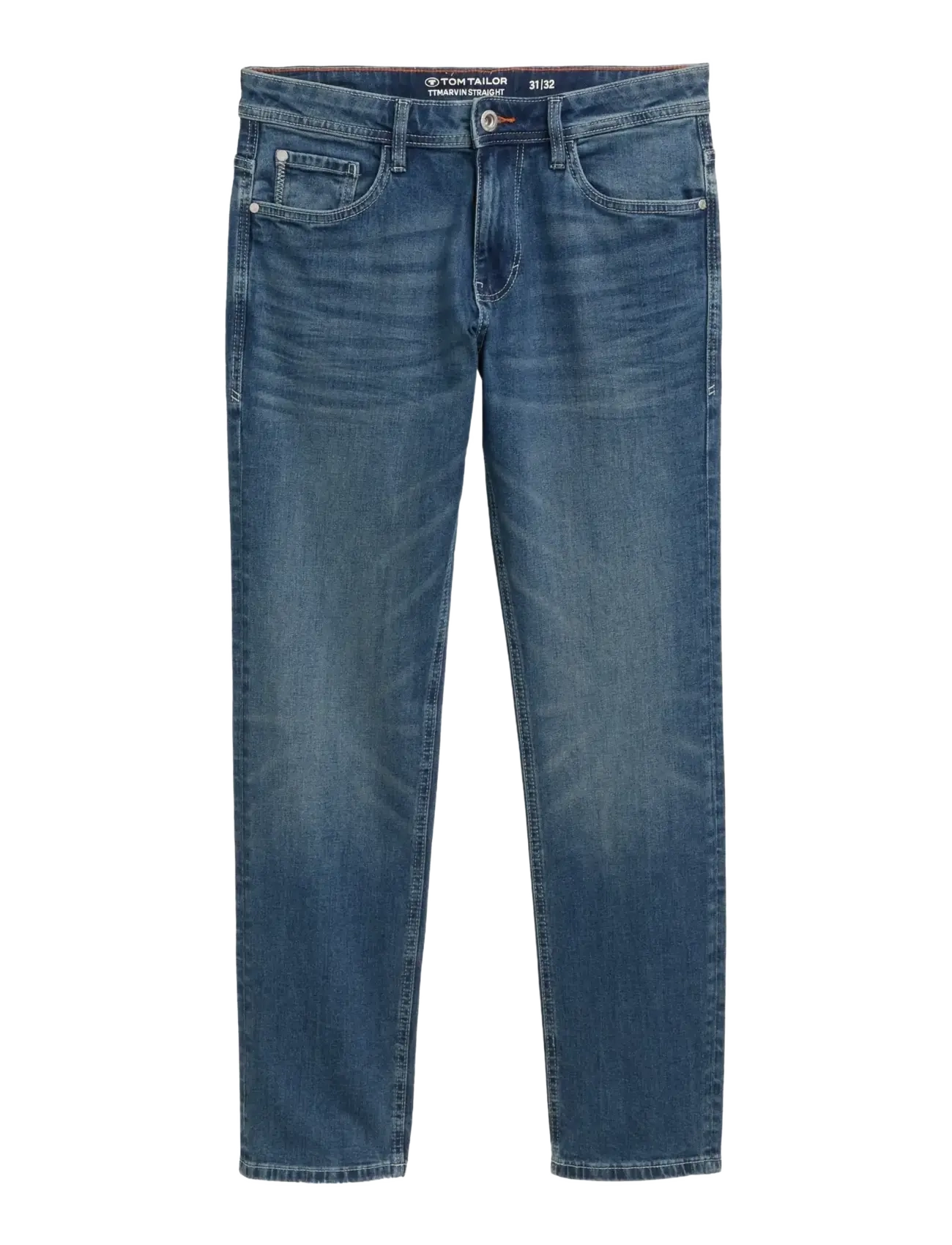 Tom Tailor TTMARVIN STRAIGHT - Kleidung - USED MID STONE BLUE DENIM / blue