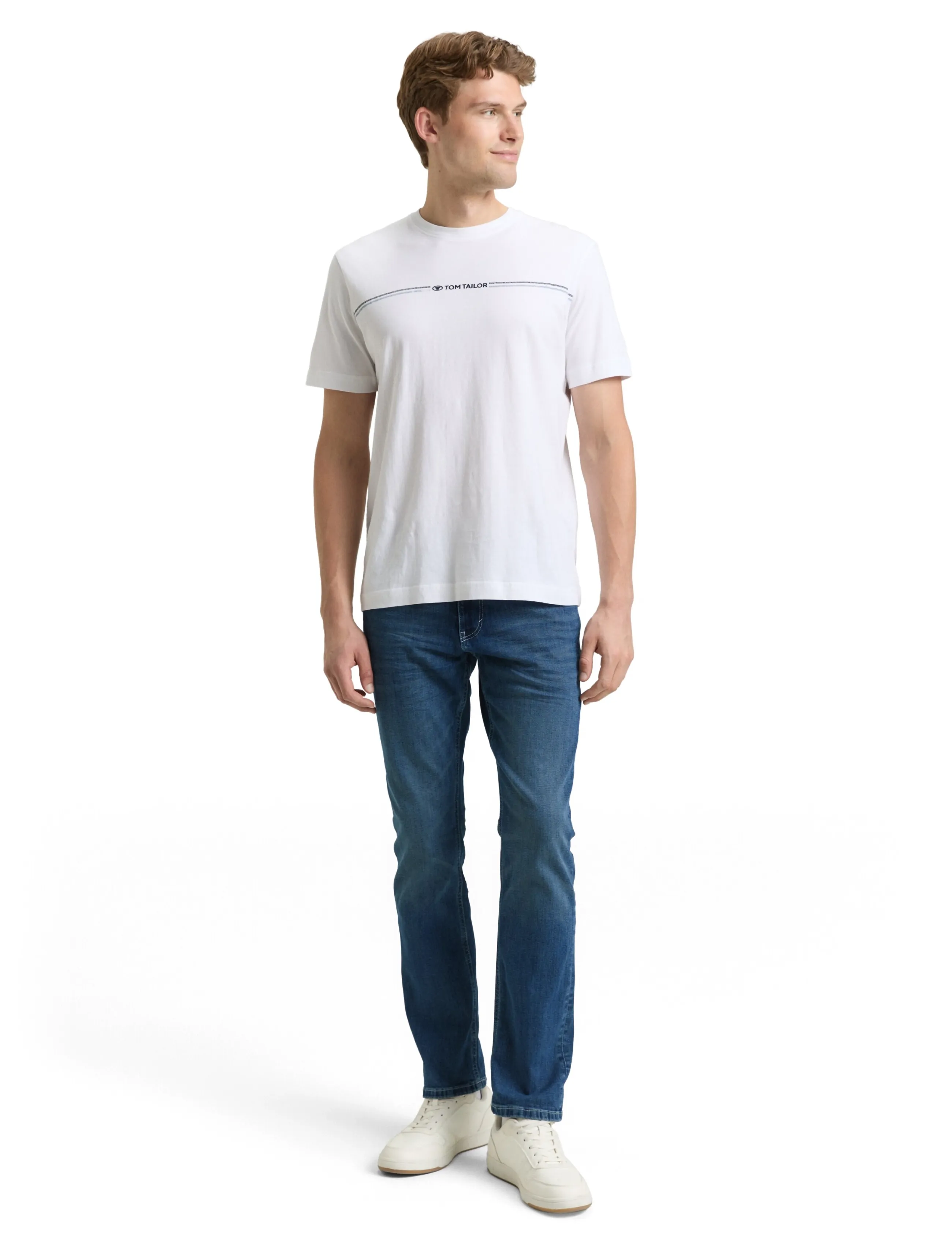 Tom Tailor - TTMARVIN STRAIGHT - klassikalised teksad - used mid stone blue denim - 0