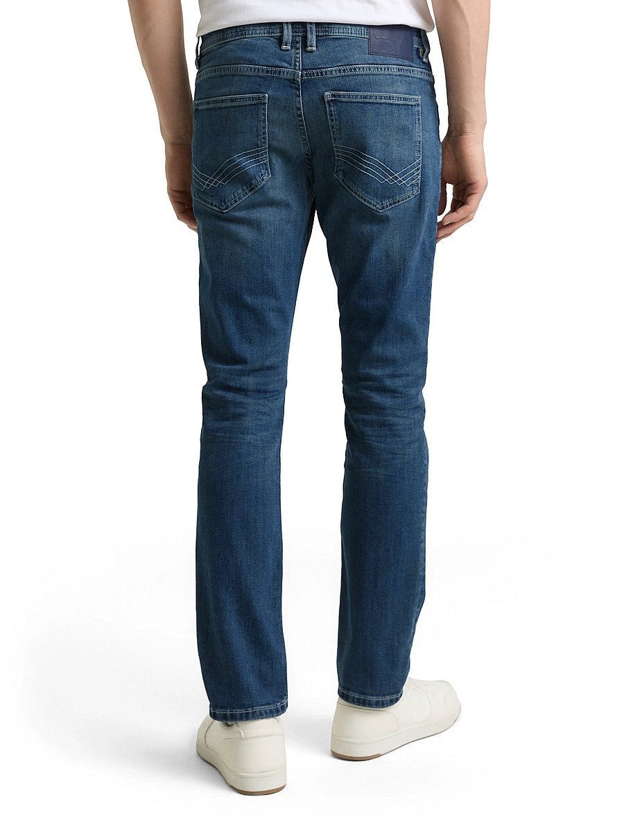 Tom Tailor - TTMARVIN STRAIGHT - klassikalised teksad - used mid stone blue denim - 3