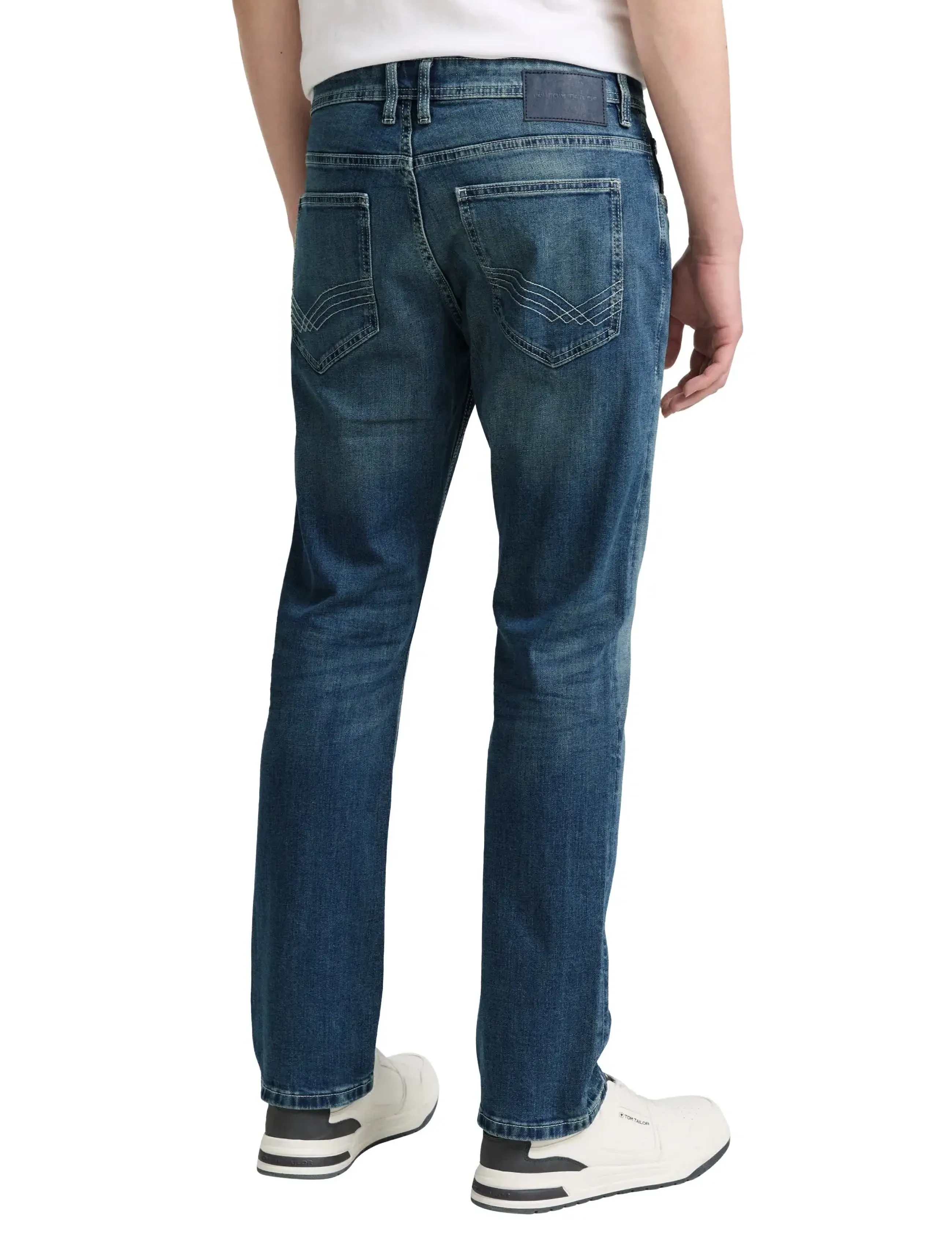 Tom Tailor - TTMARVIN STRAIGHT - püksid & teksad - used mid stone blue denim - 2