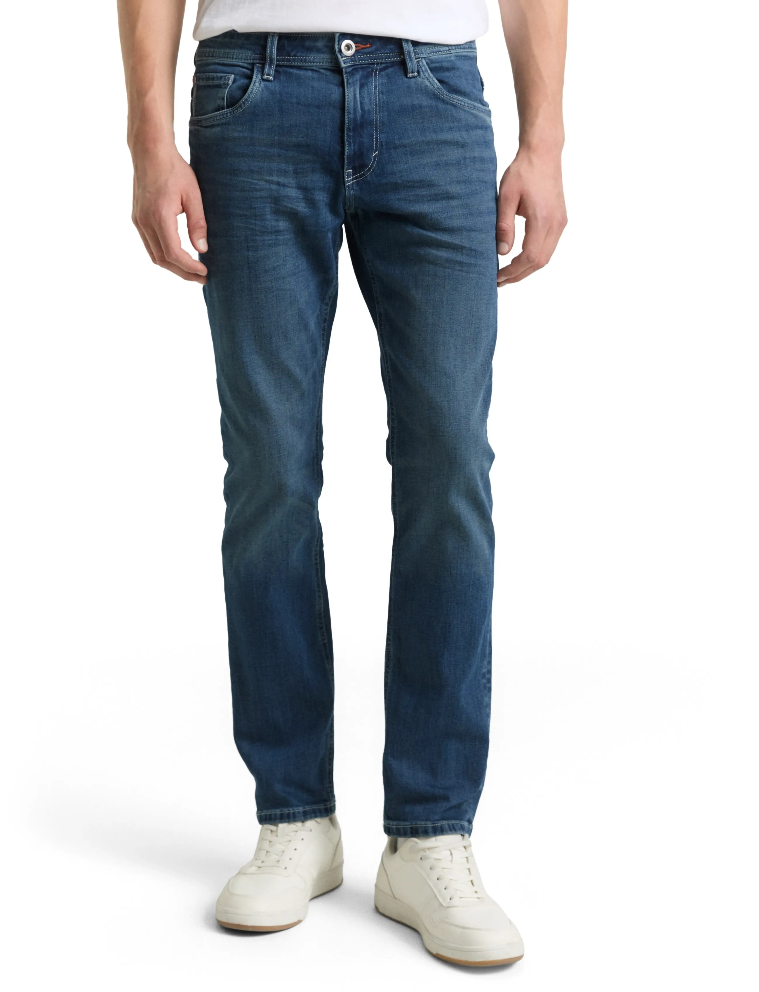 Tom Tailor - TTMARVIN STRAIGHT - klassikalised teksad - used mid stone blue denim - 4