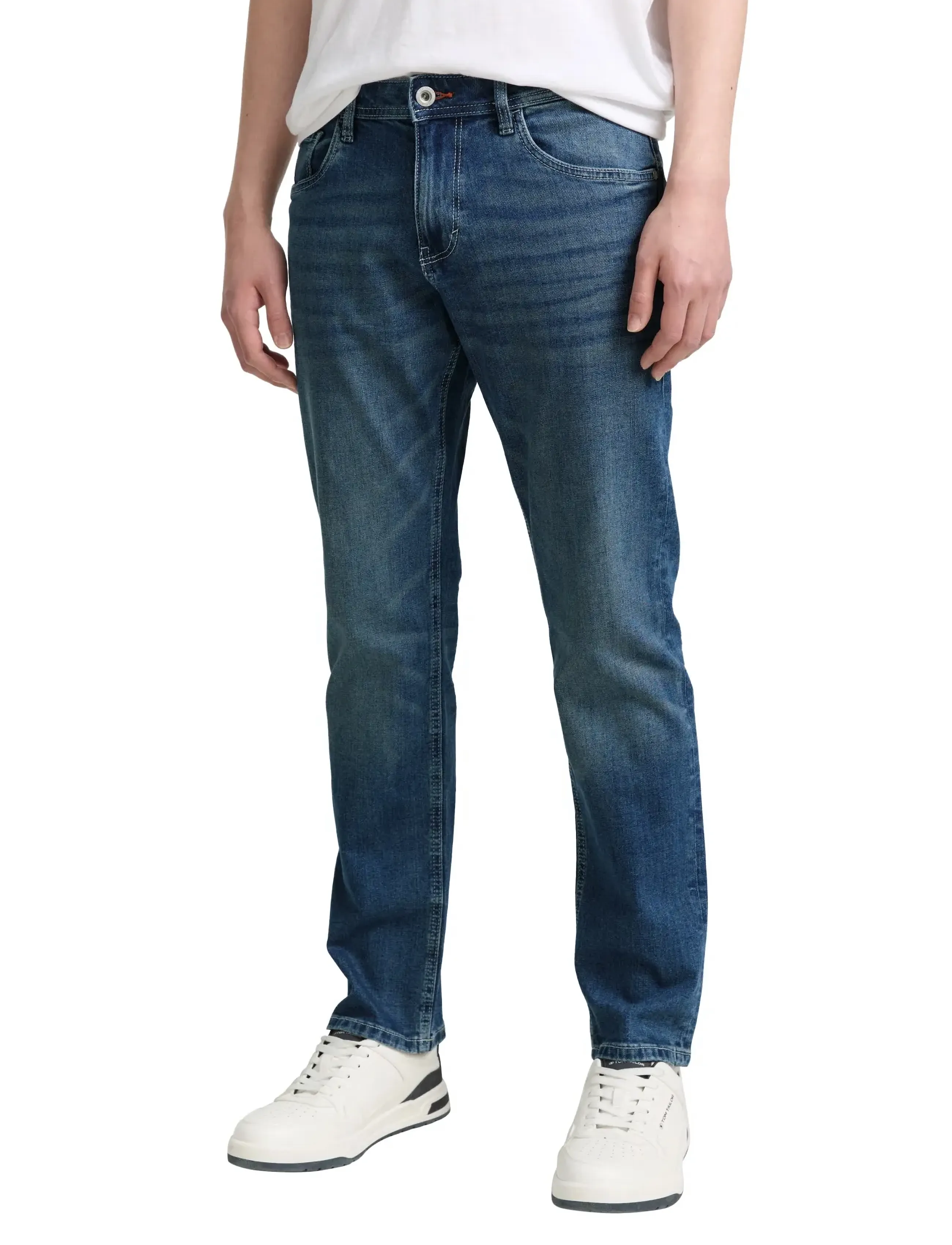 Tom Tailor - TTMARVIN STRAIGHT - püksid & teksad - used mid stone blue denim - 3
