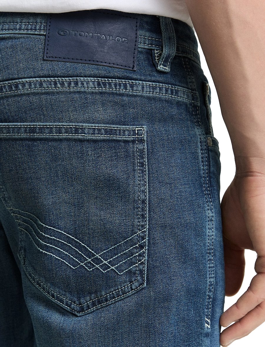 Tom Tailor - TTMARVIN STRAIGHT - klassikalised teksad - used mid stone blue denim - 5