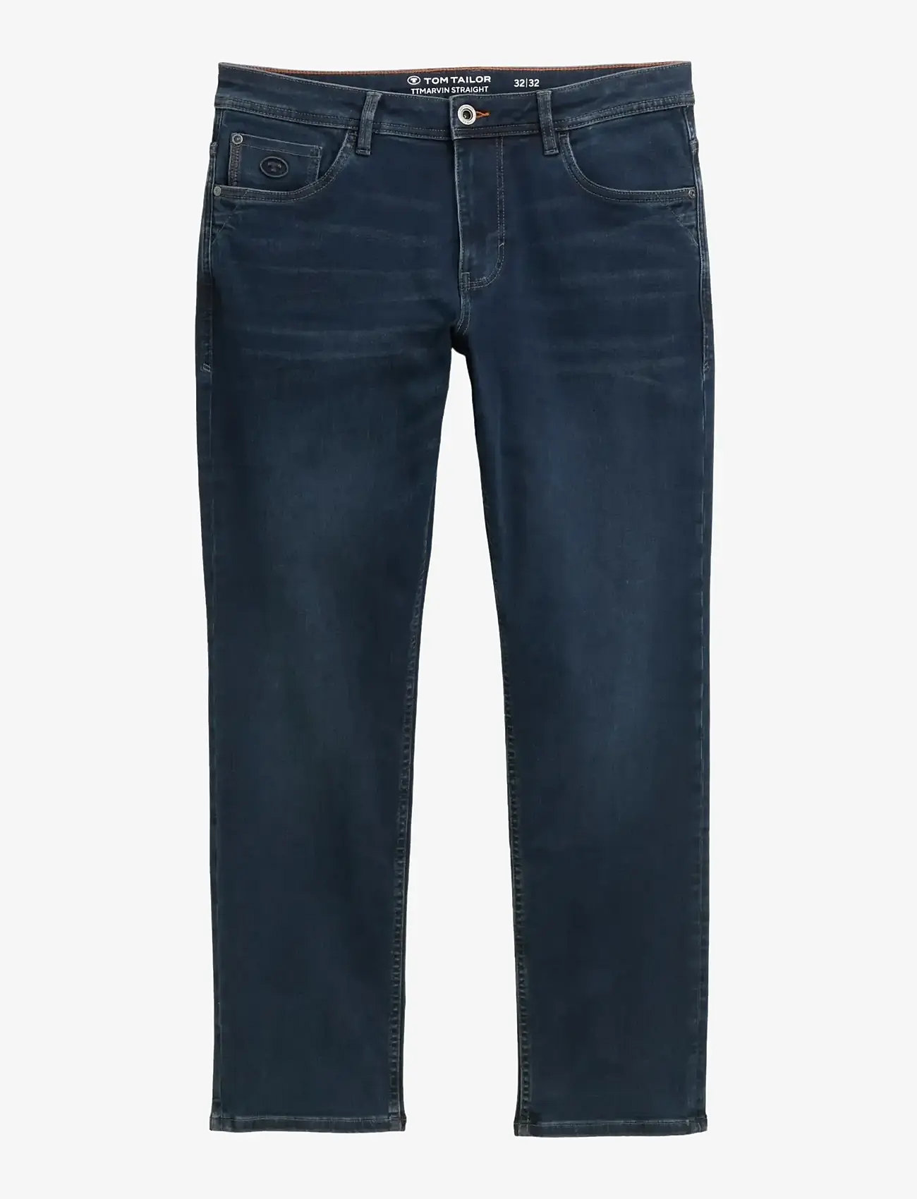 Tom Tailor - TTMARVIN STRAIGHT - trousers & jeans - dark stone blue black denim - 1